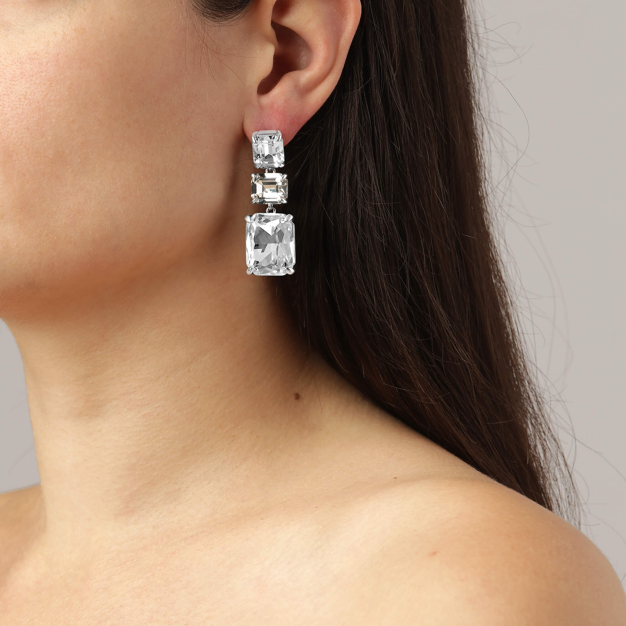 DYRBERG/KERN Esmara Silver Drop Earrings - Image 2