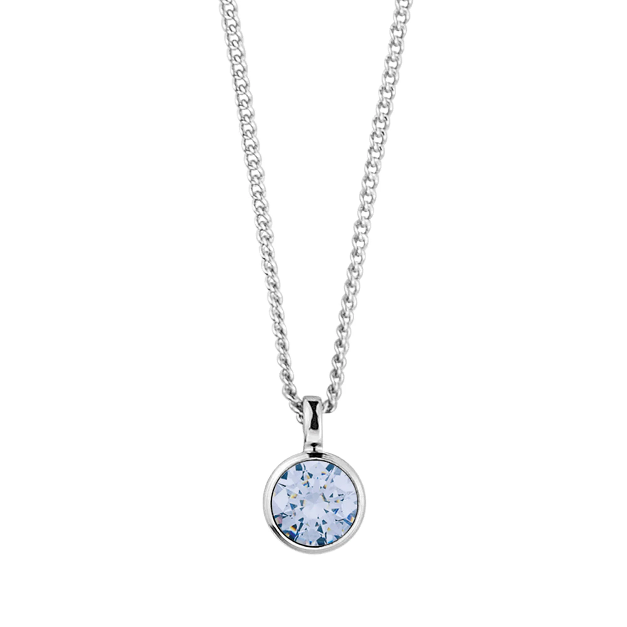 Dyrberg Kern Ette Silver Necklace - Light Sapphire