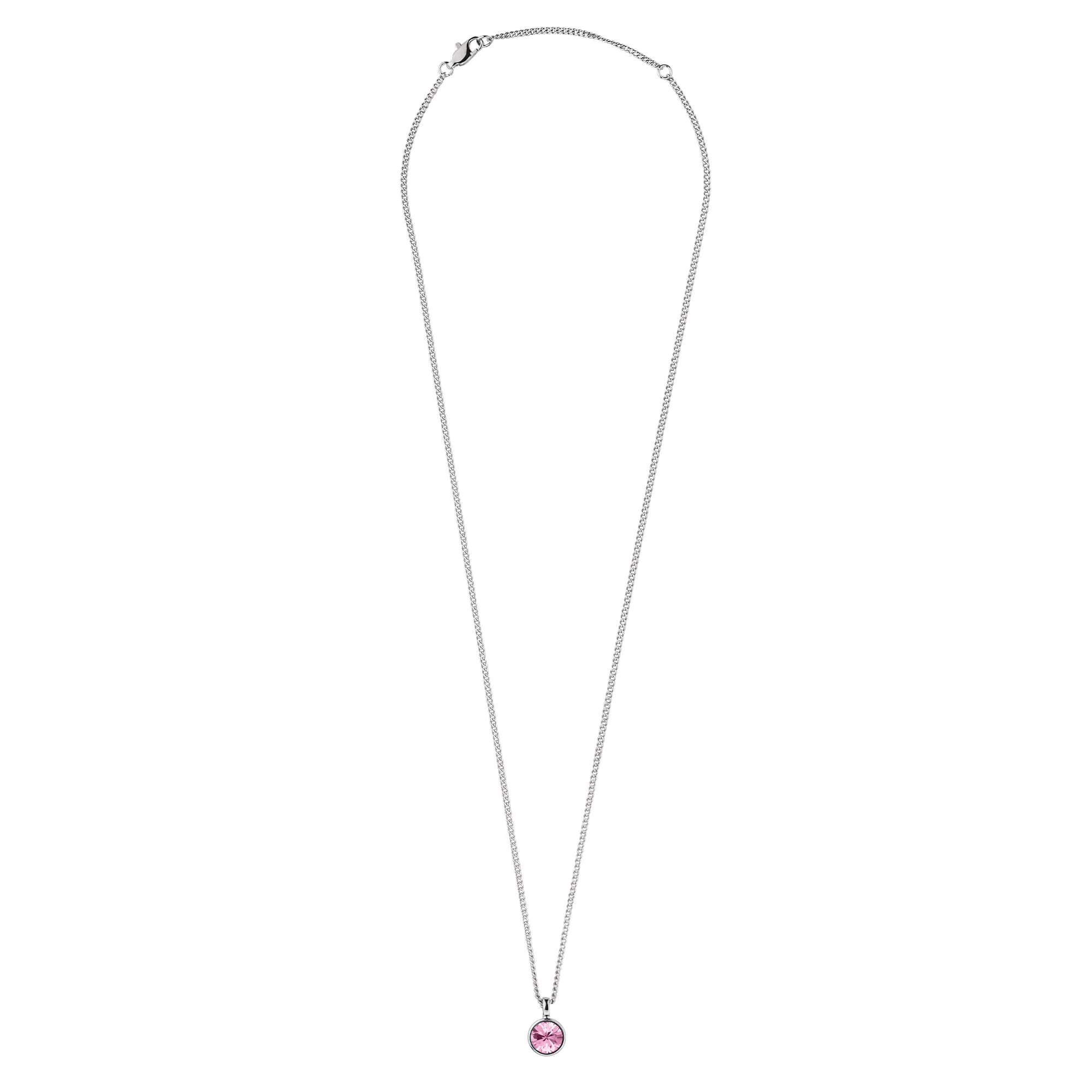 Dyrberg Kern Ette Silver Necklace - Light Rose - Image 3