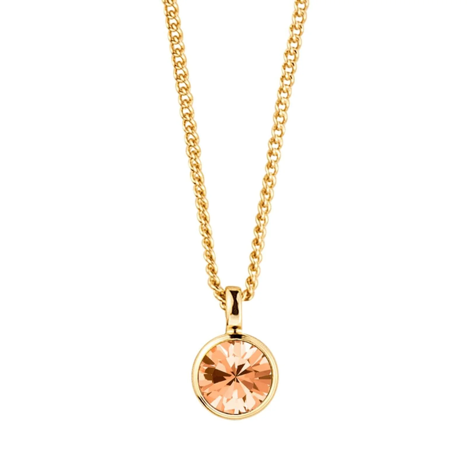 Dyrberg Kern Ette Gold Necklace - Peach