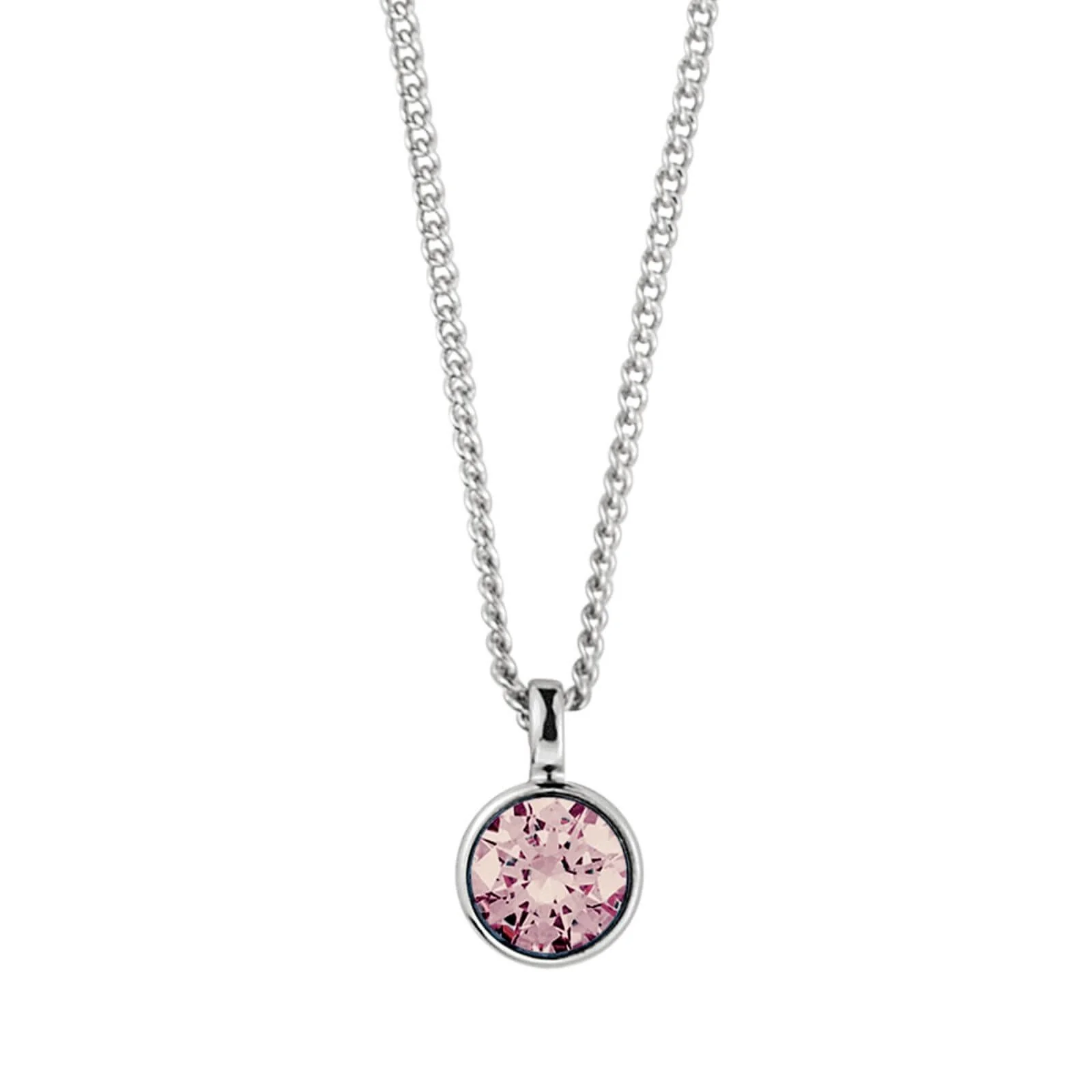 Dyrberg Kern Ette Silver Necklace - Vintage Rose