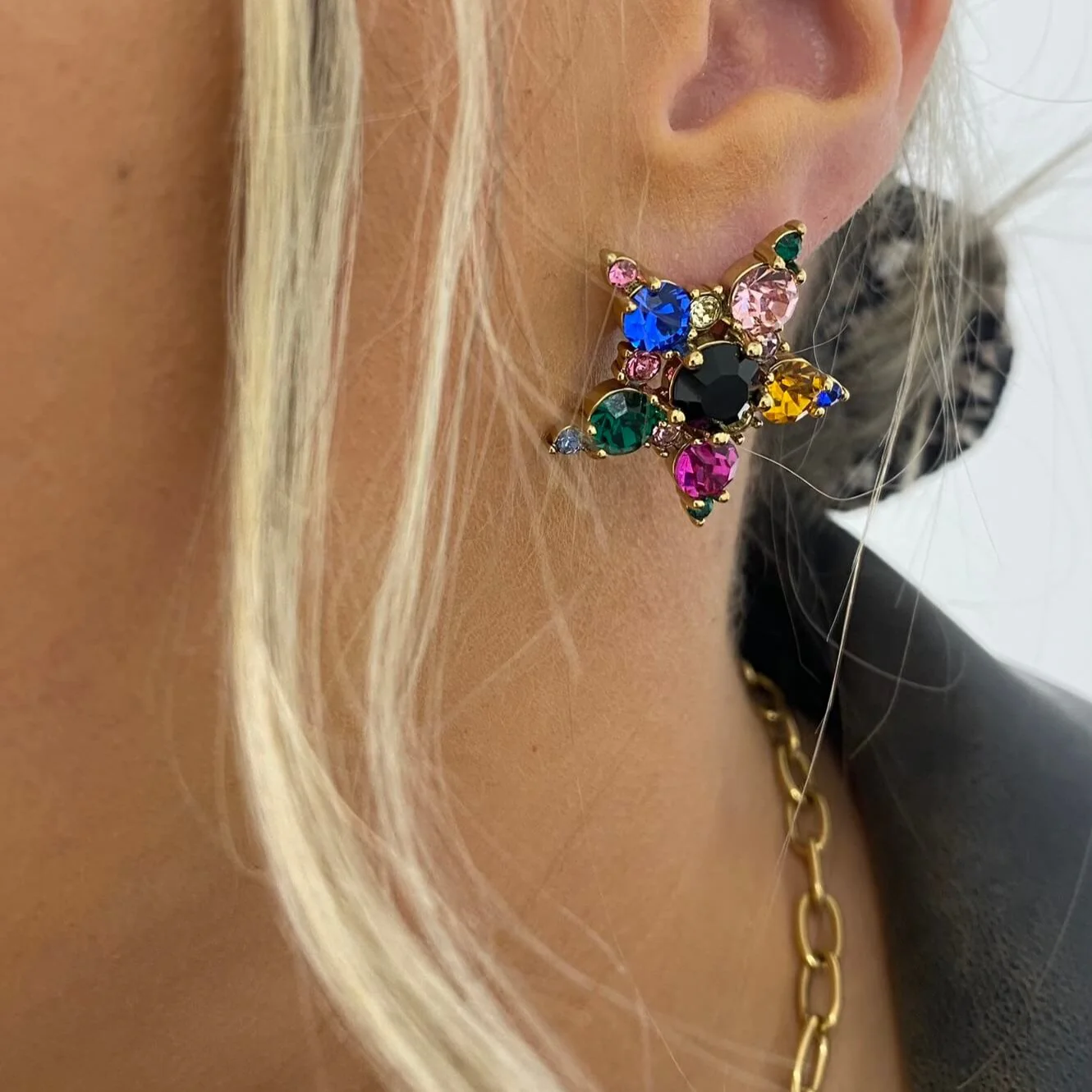Dyrberg Kern Gold Rainbow Star Set - Image 4