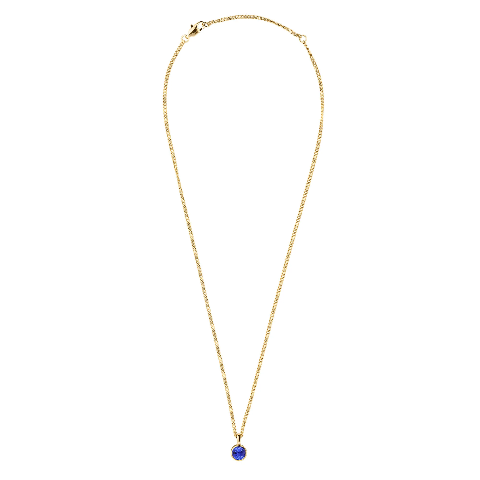 Dyrberg Kern Jemma Gold Necklace - Sapphire - Image 2