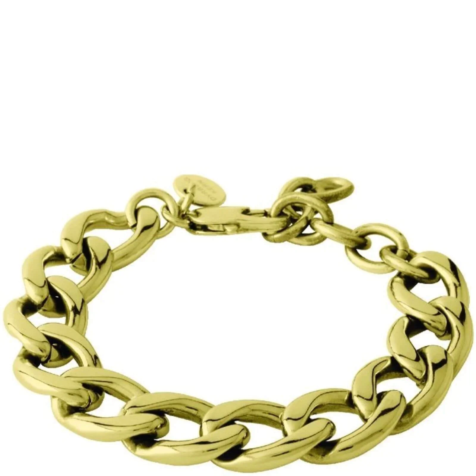 Dyrberg Kern Jetti Gold Curb Chain Bracelet