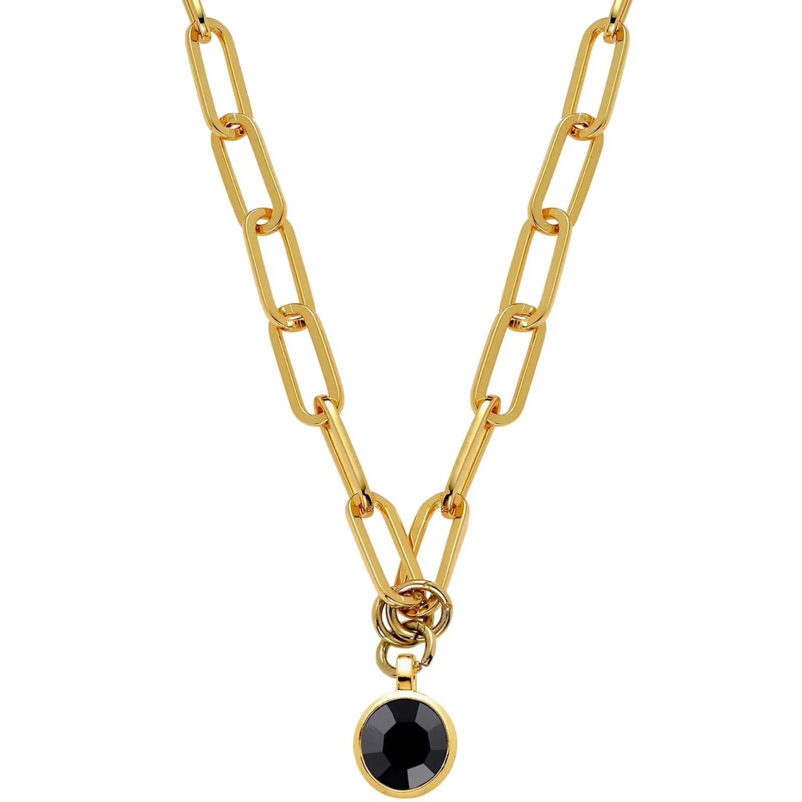 Dyrberg Kern Lisanna Gold Necklace - Black