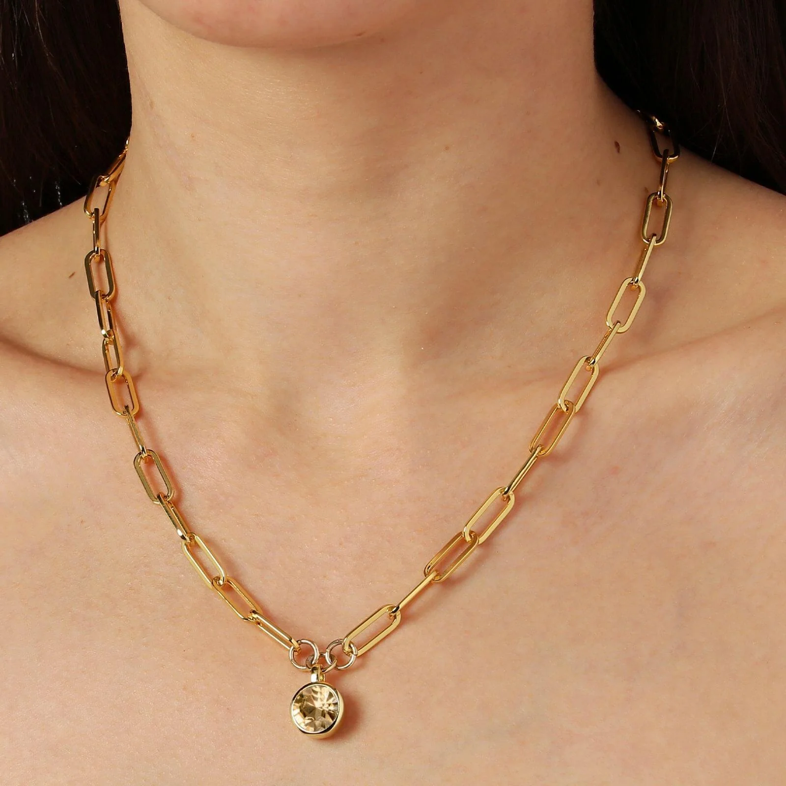 Dyrberg Kern Lisanna Gold Necklace - Golden - Image 3