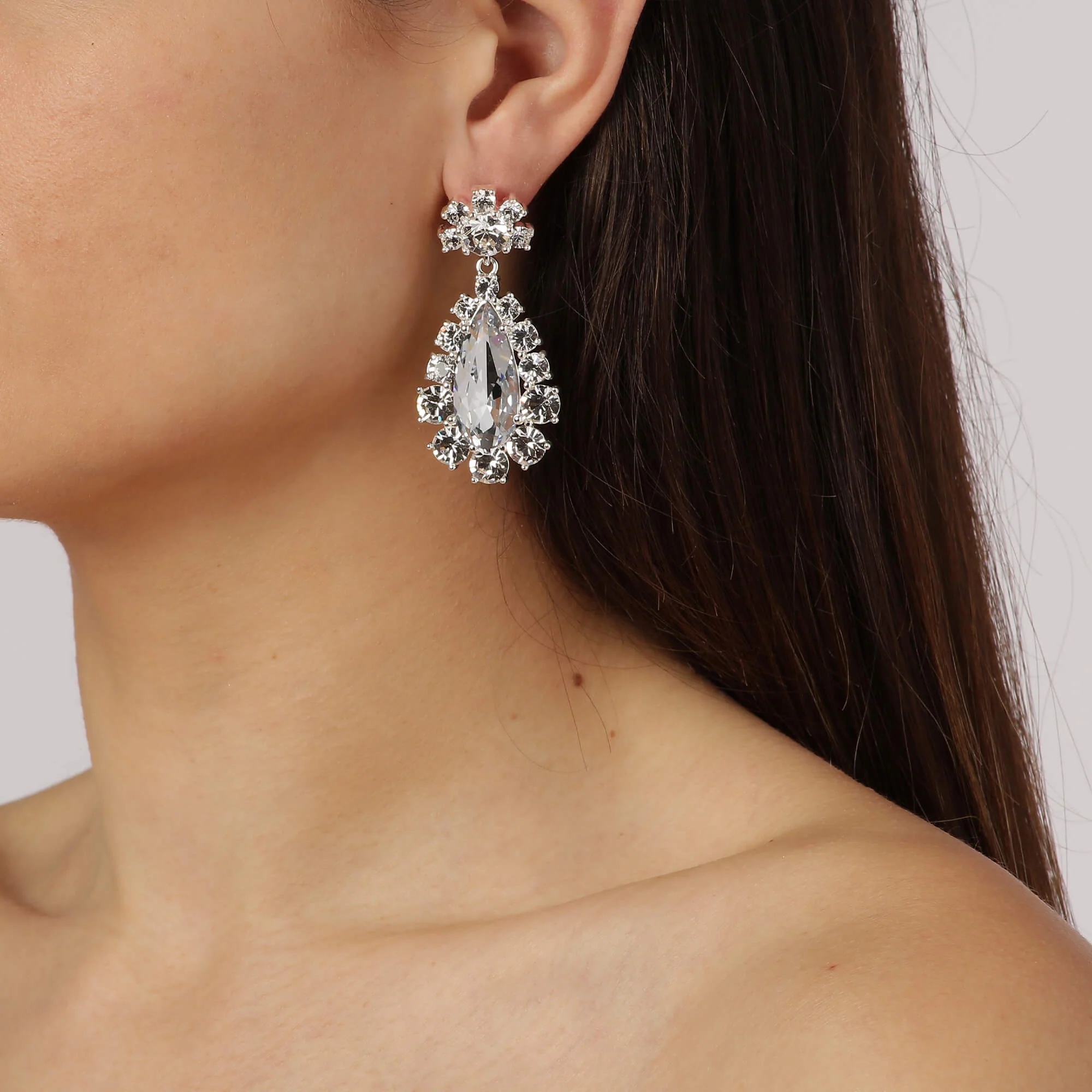 Dyrberg Kern Lucia Silver Earrings - Image 2
