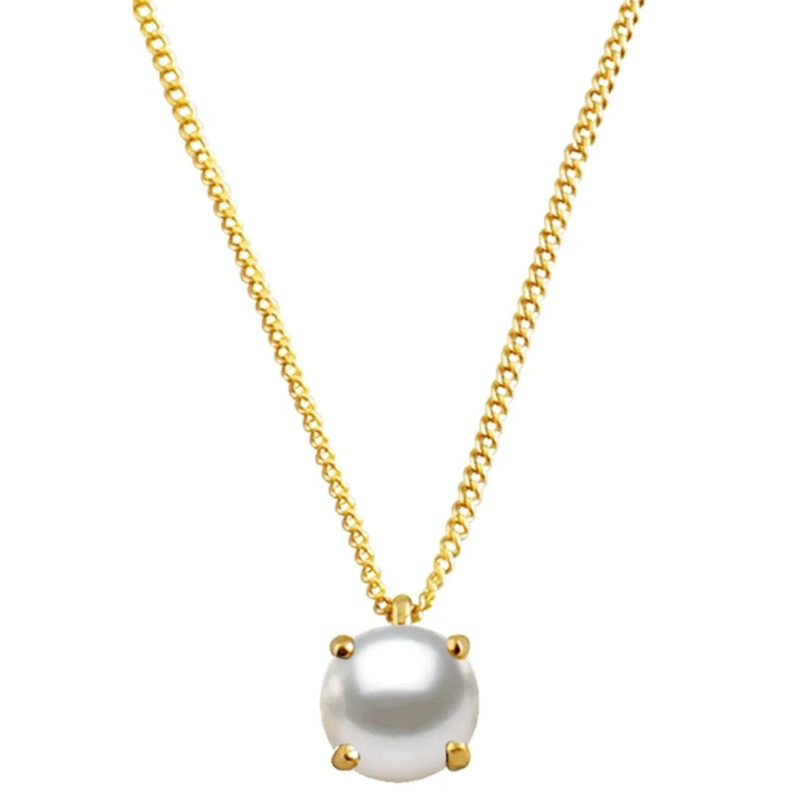 Dyrberg Kern Manny Gold Necklace - Pearl