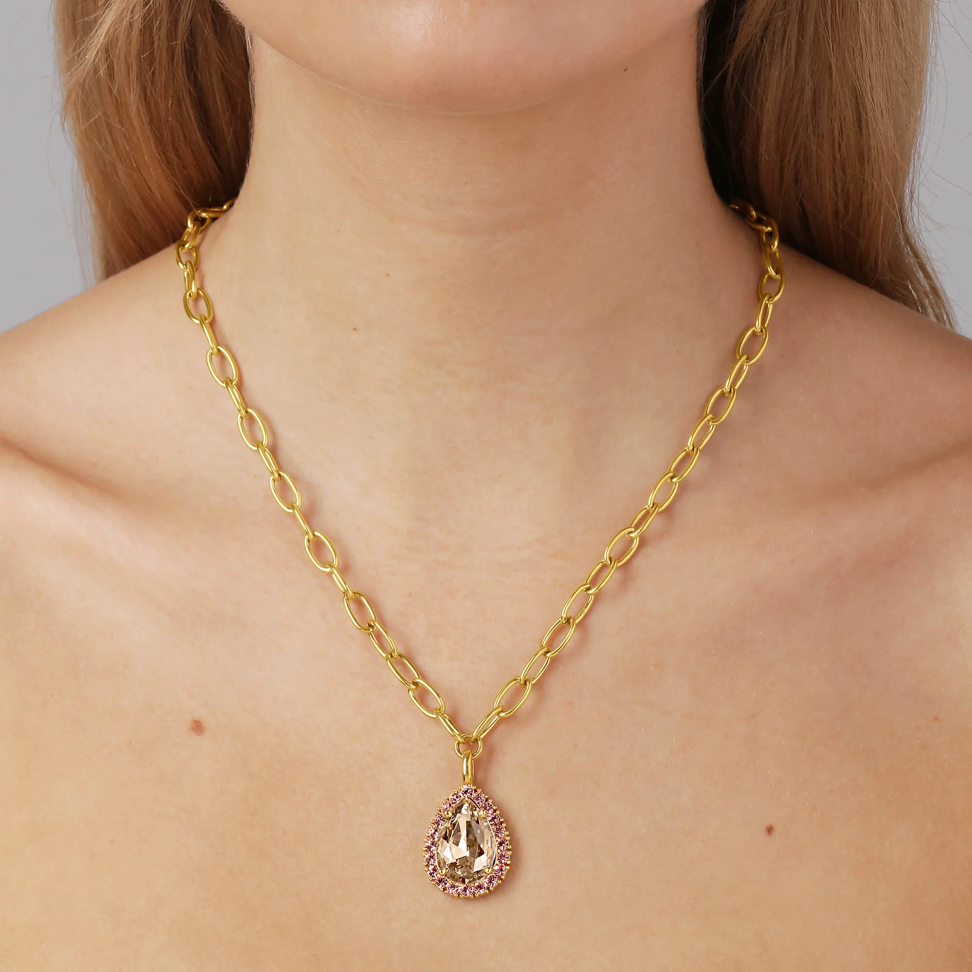 Dyrberg Kern Metta Gold Necklace - Golden - Image 3