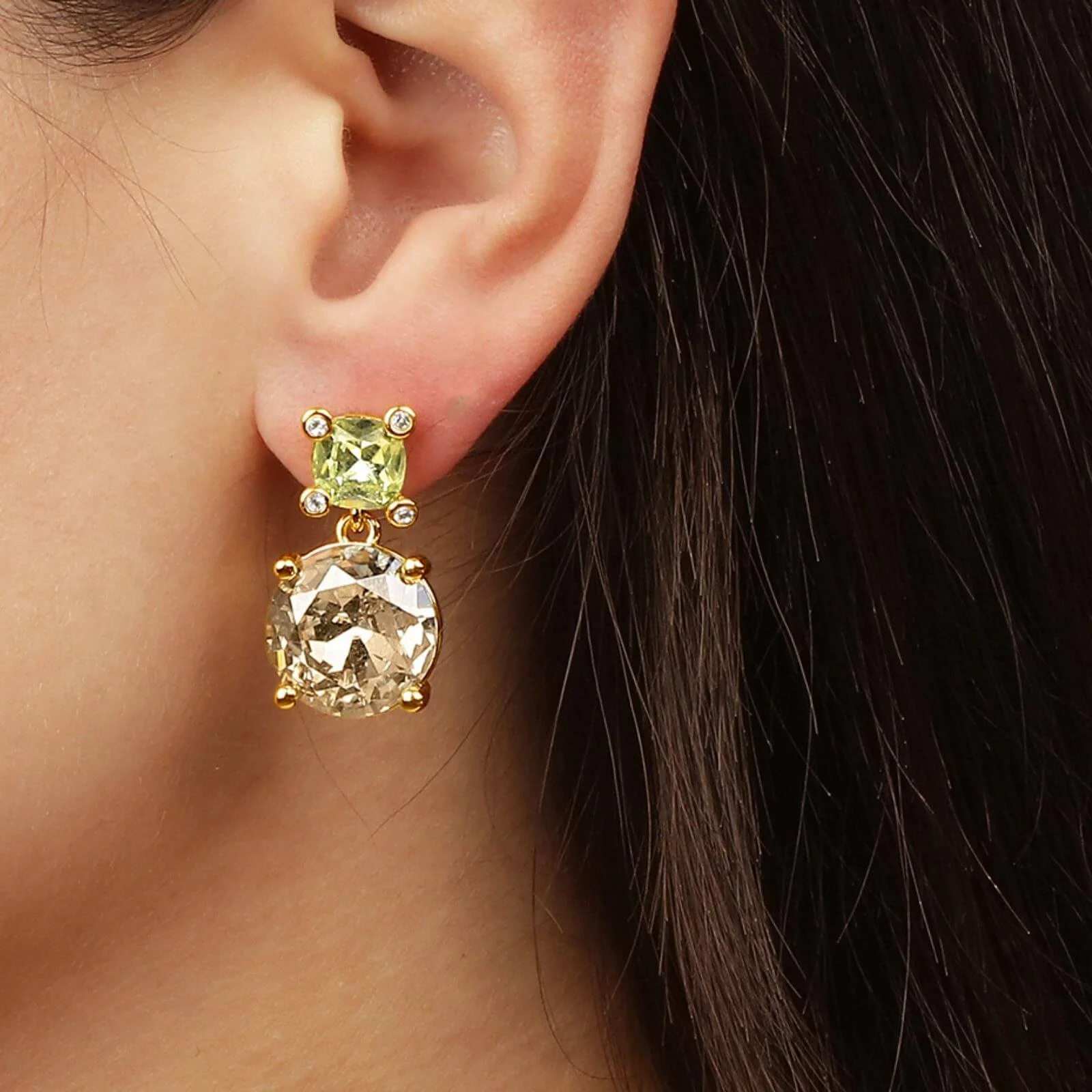 Dyrberg Kern Nicola Gold Earrings - Golden - Image 2