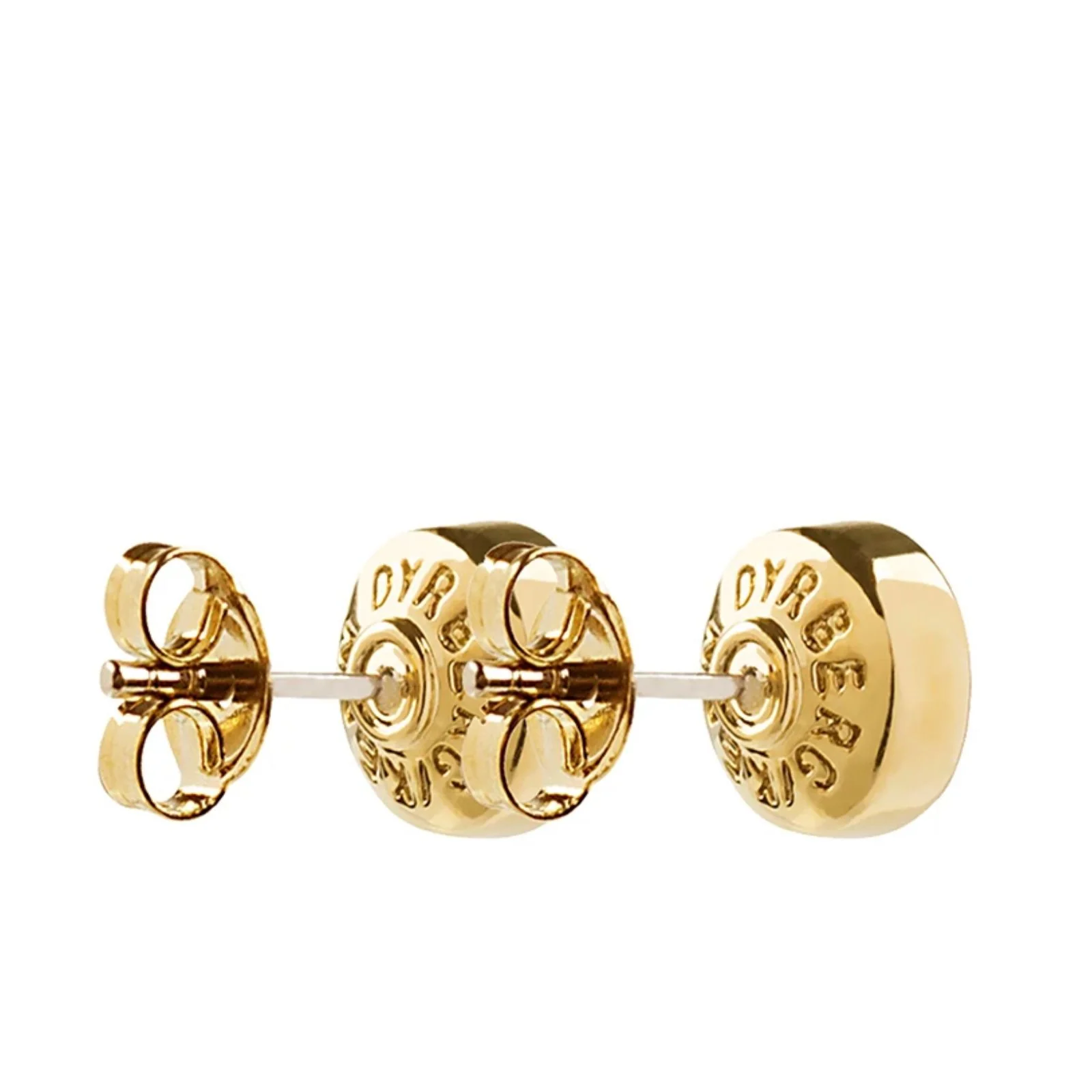 Dyrberg Kern Noble Gold Earrings - Amethyst - Image 2