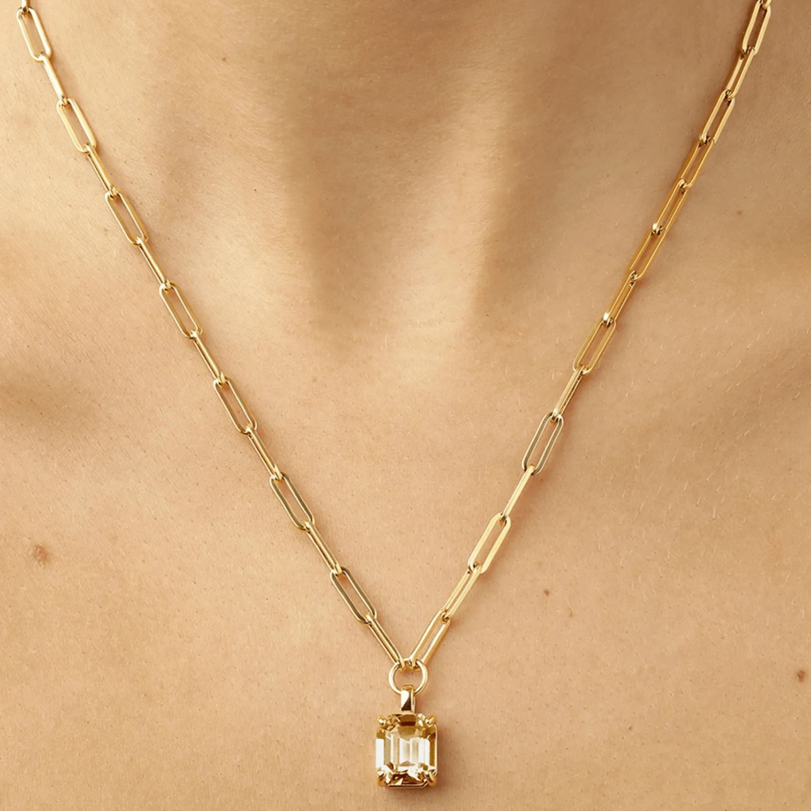 DYRBERG/KERN Octa Gold Necklace - Golden - Image 2