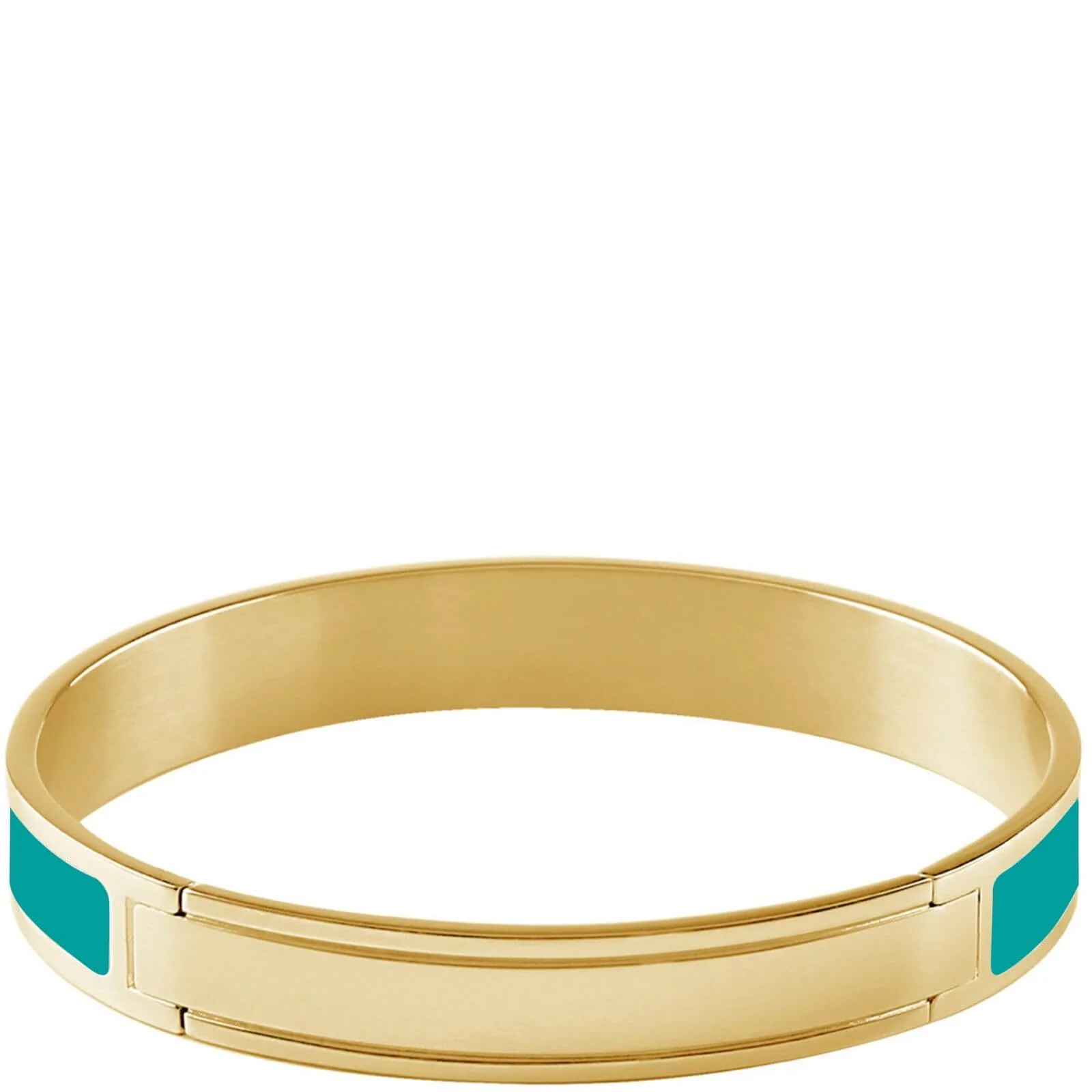 Dyrberg Kern Pennika Gold Bangle - Aqua - Image 2