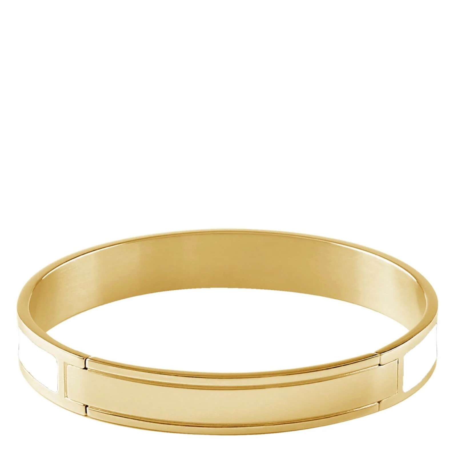 Dyrberg Kern Pennika Gold Bangle - White - Image 3