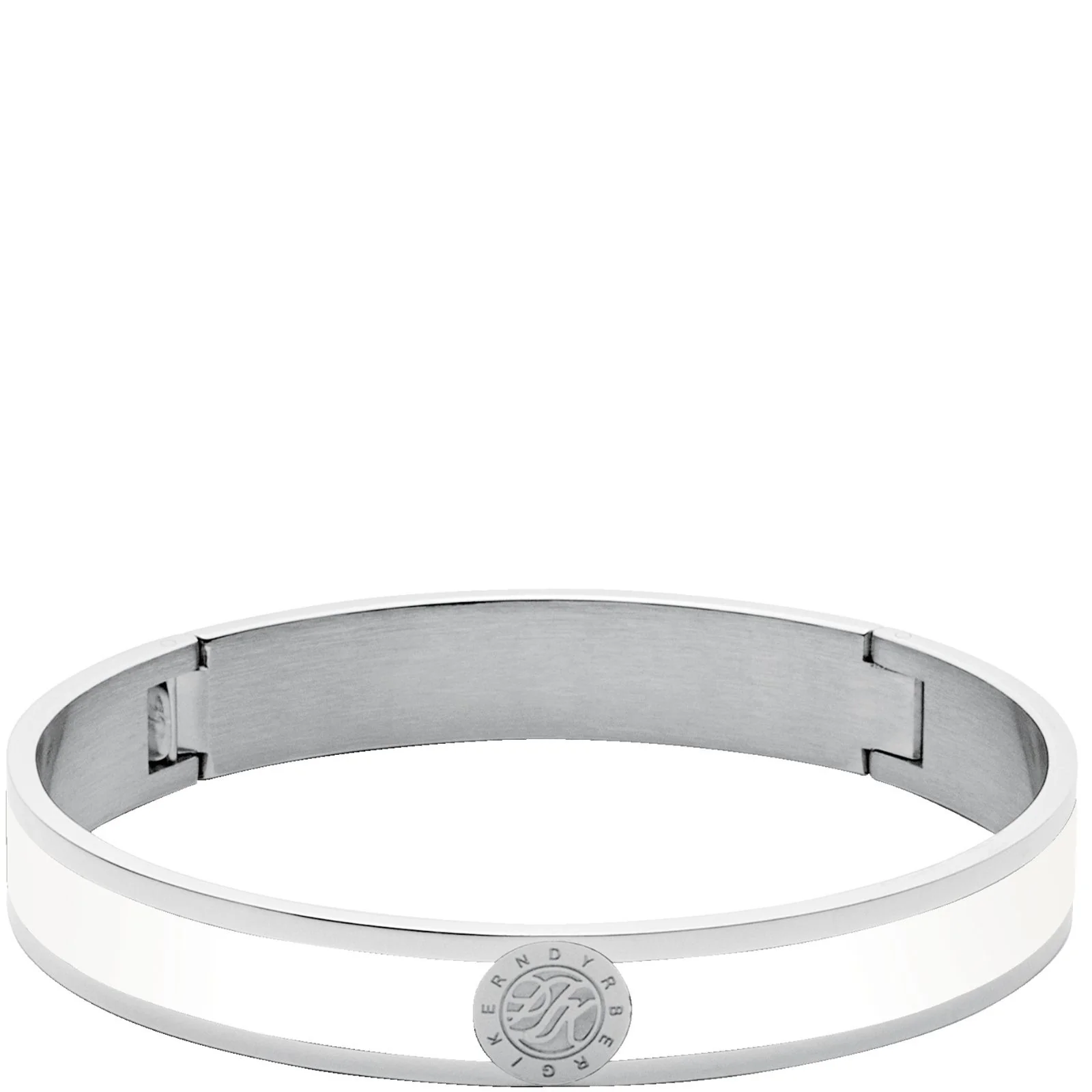 Dyrberg Kern Pennika Silver Bangle - White