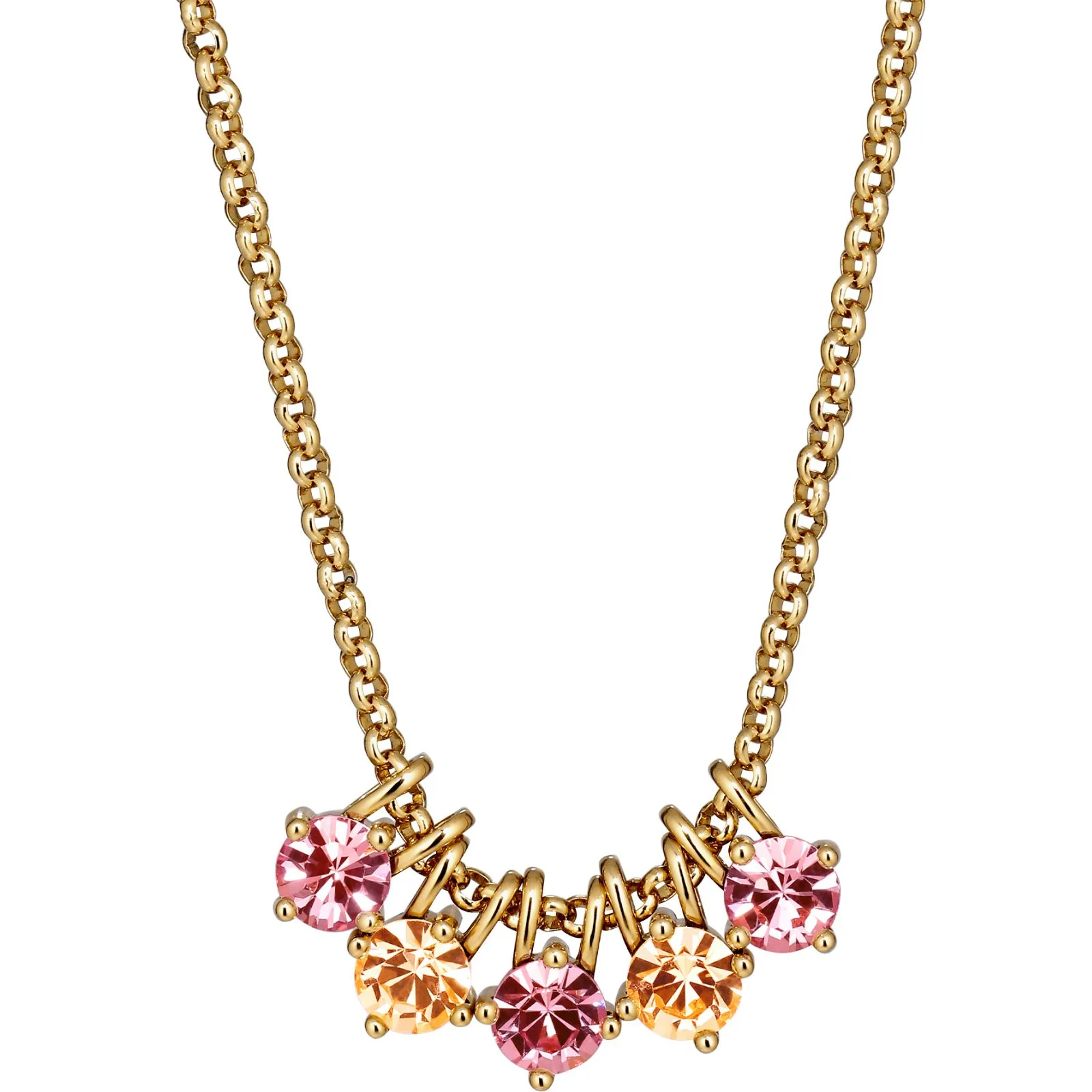 DYRBERG/KERN Phila Gold Necklace - Light Rose