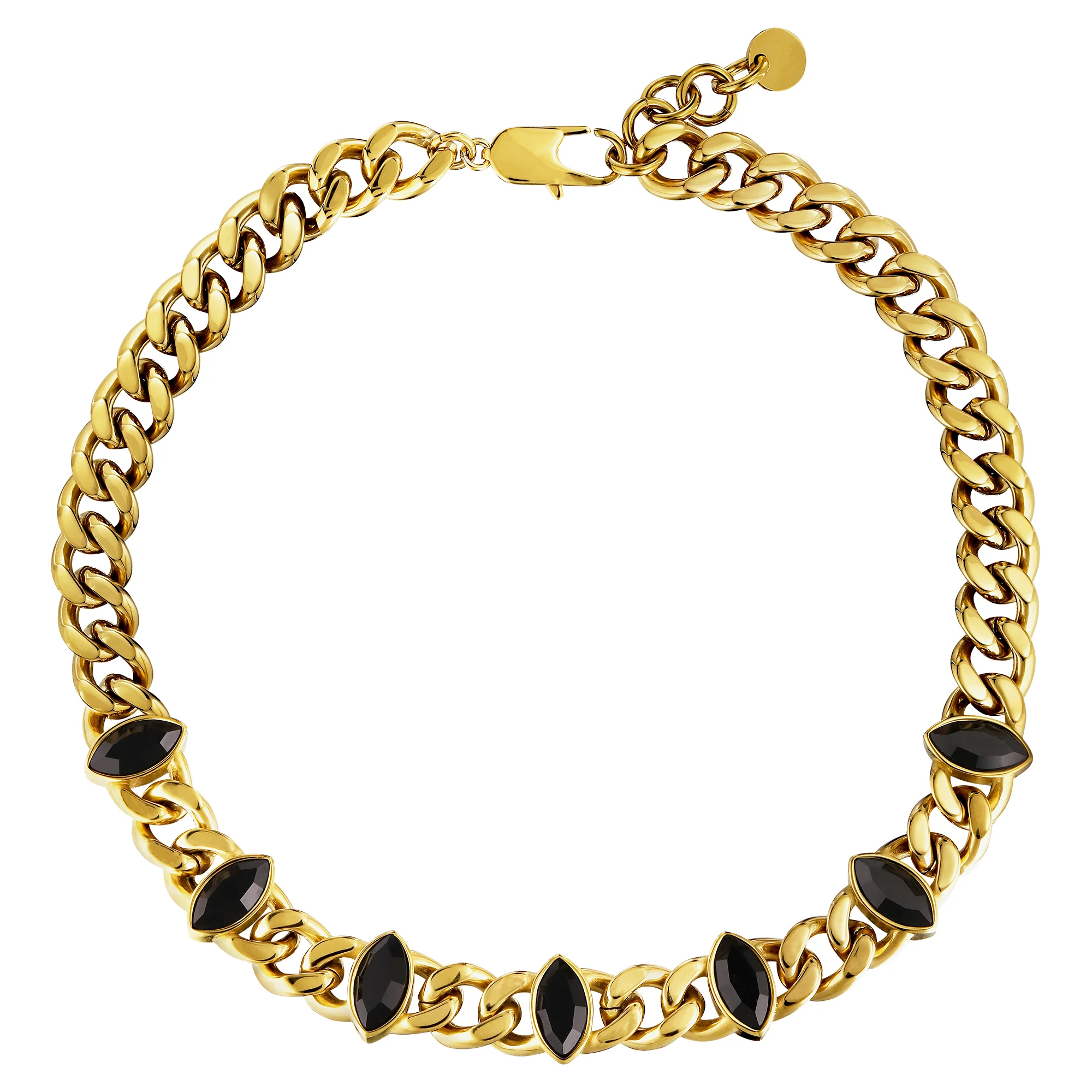 DYRBERG/KERN Punica Gold Necklace - Black