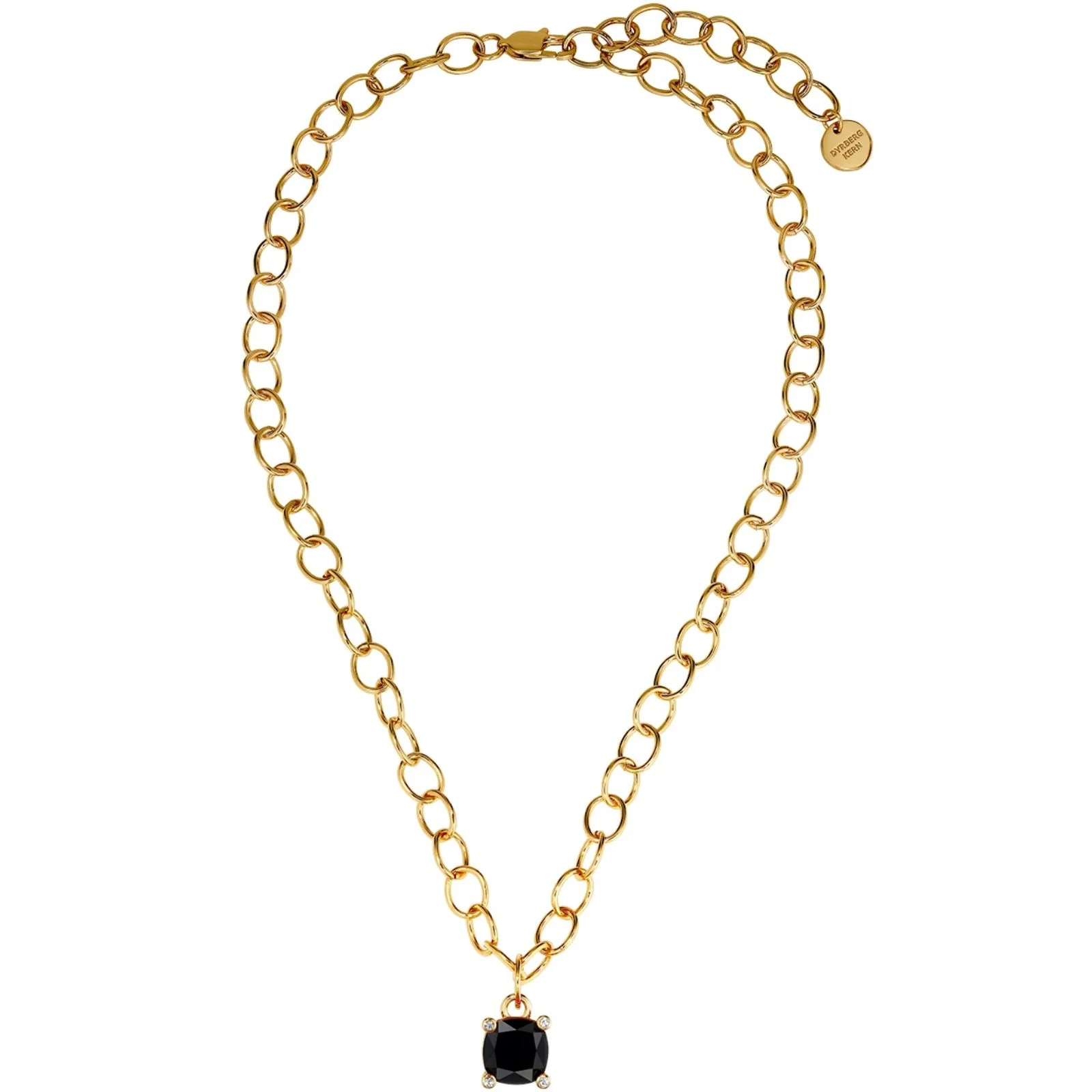 Dyrberg Kern Ramina Gold Necklace - Black - Image 2