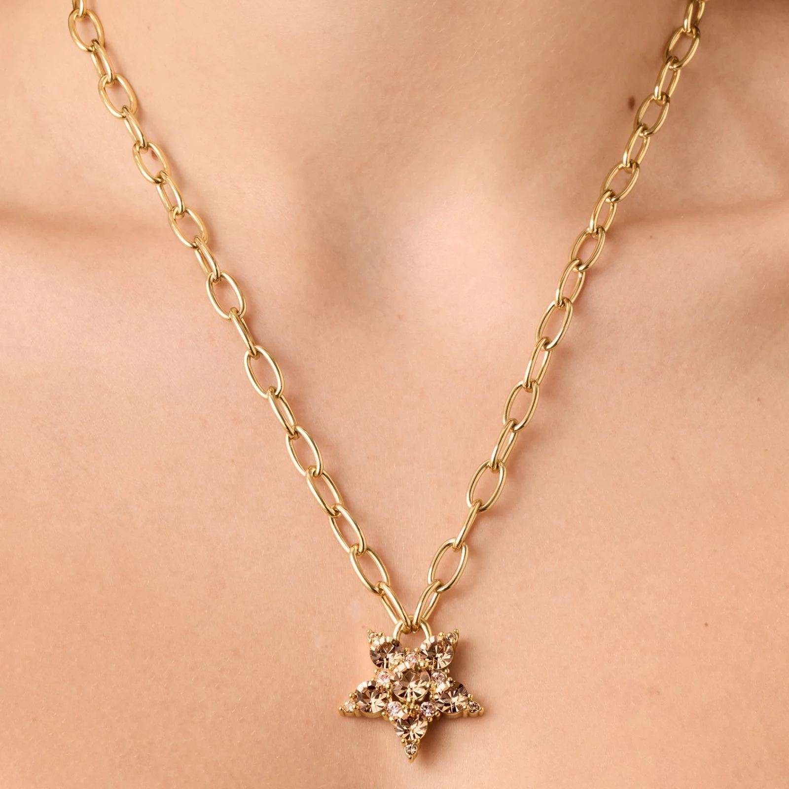 Dyrberg Kern Sagitta Gold Necklace - Golden - Image 3