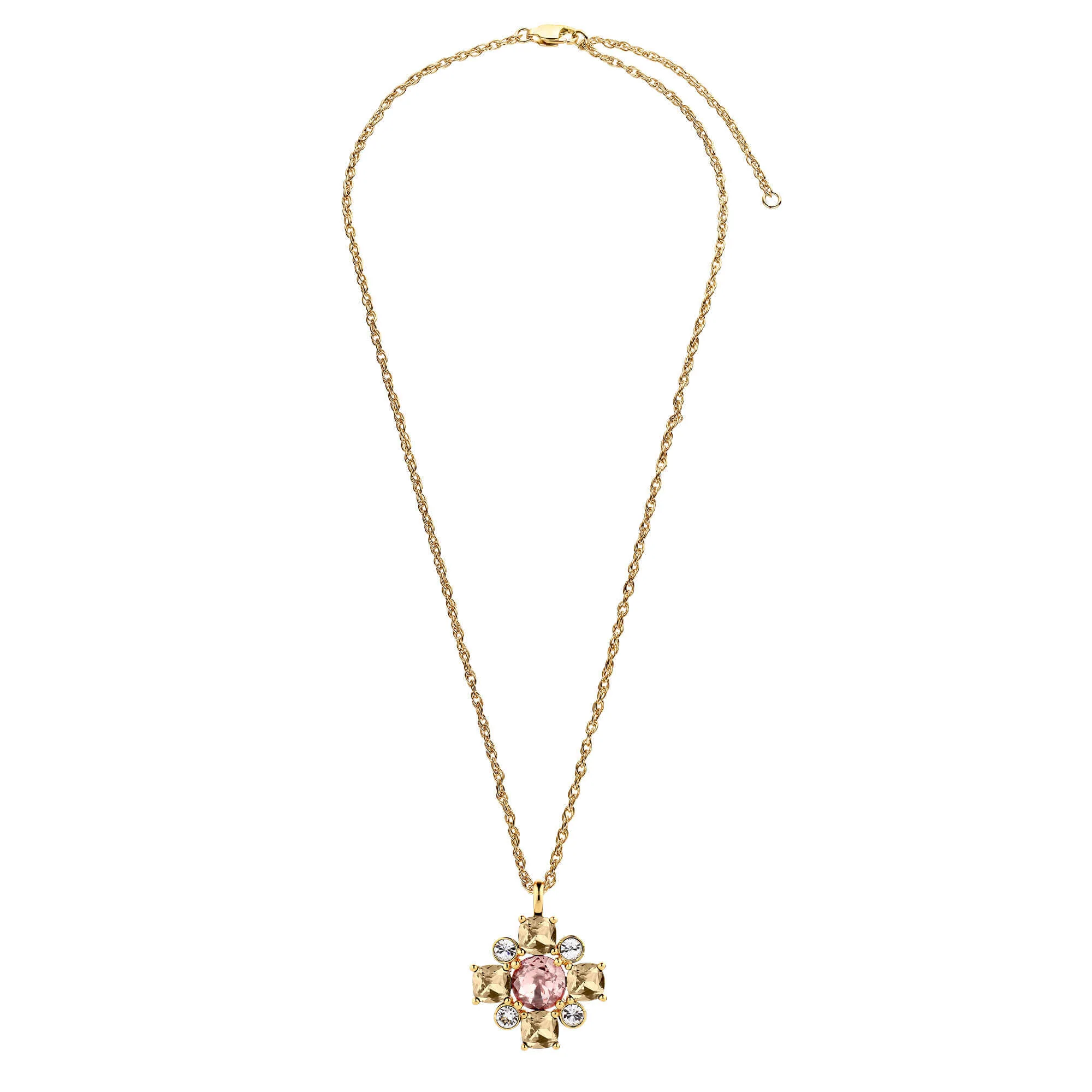Dyrberg Kern Sassi Gold Necklace - Golden/Rose - Image 2