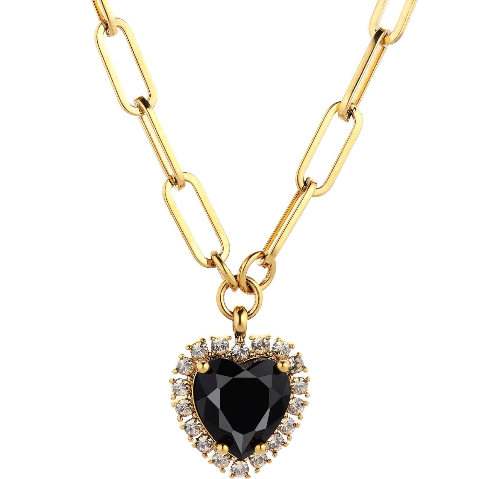 Dyrberg Kern Simona Gold Necklace - Black/Golden