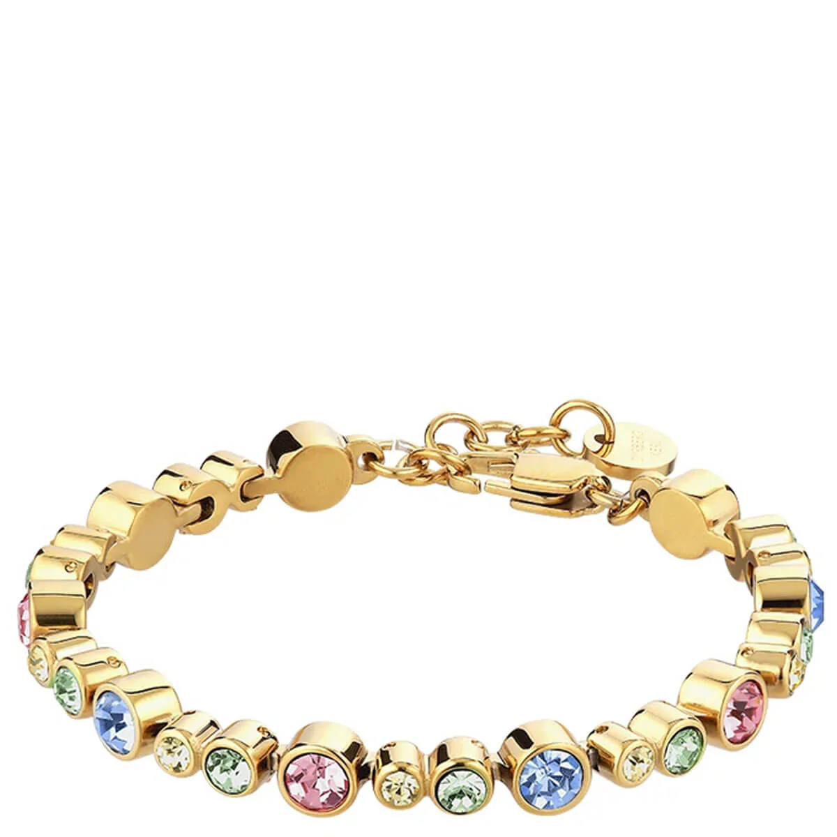 DYRBERG/KERN Teresia Bracelet - Gold - Multi Pastel