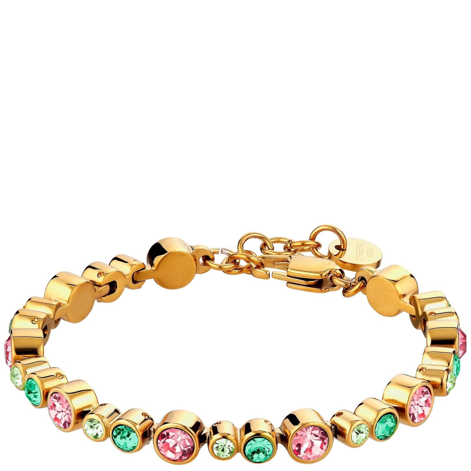 Dyrberg Kern Teresia Gold Bracelet - Rose Green