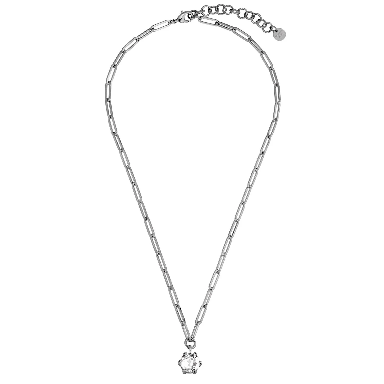DYRBERG/KERN Tessa Silver Oval Link Necklace - Image 2