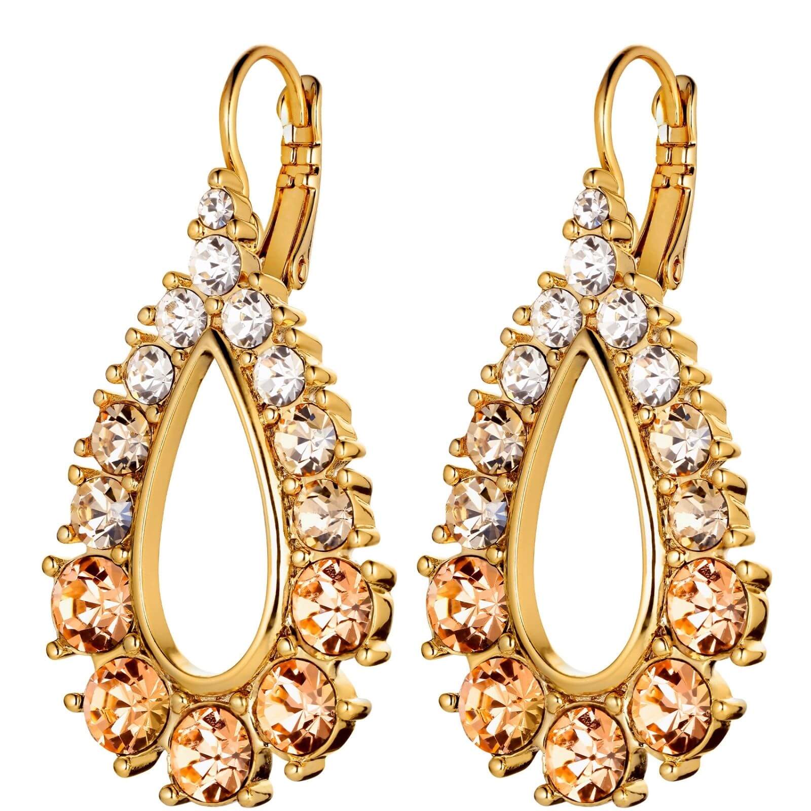 Dyrberg Kern Zanetta Gold Statement Earrings - Golden