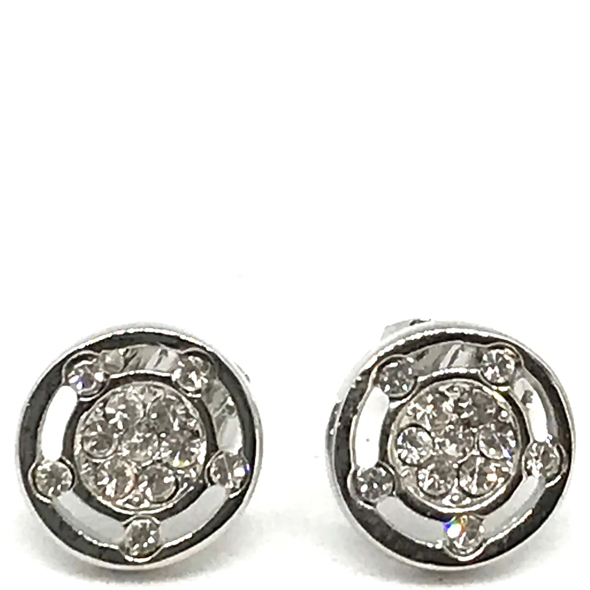 Absolute Silver Cirlce Earrings - Image 2