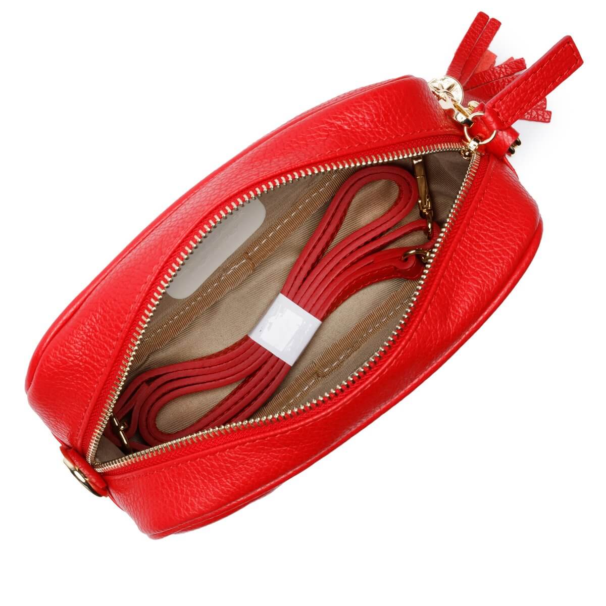 Elie Beaumont Red Leather Bag - Image 2