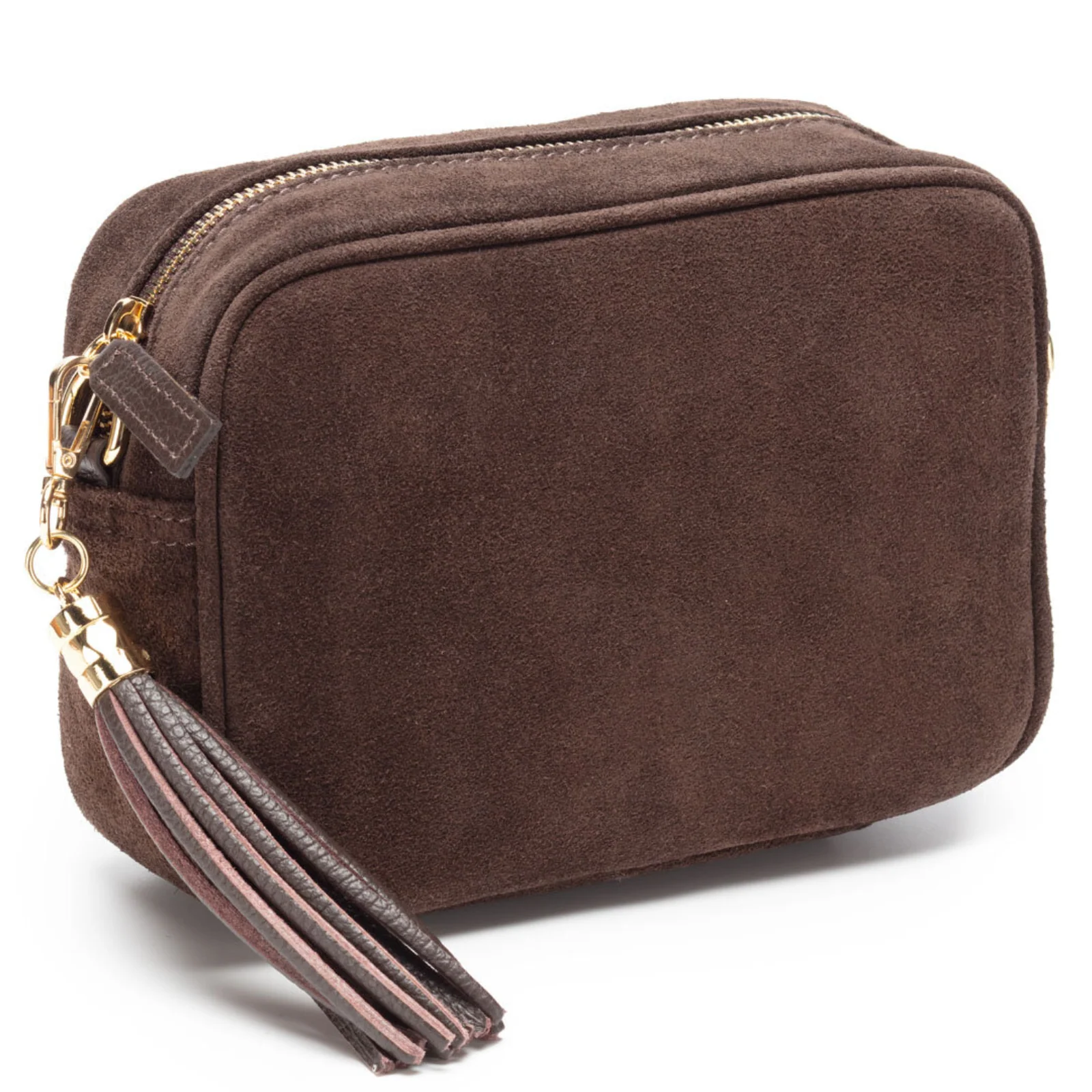 Elie Beaumont Brown Suede Leather Bag