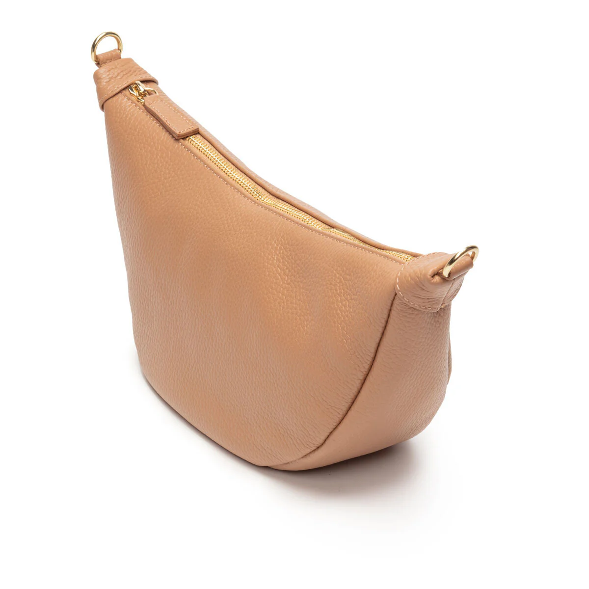 Elie Beaumont Leather Hobo Bag - Camel - Image 2