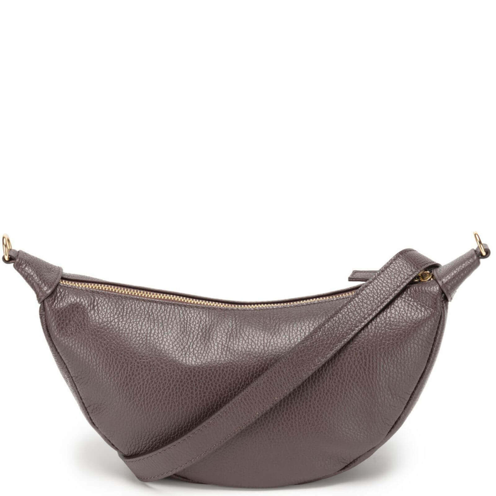 Elie Beaumont Leather Hobo Bag - Chocolate