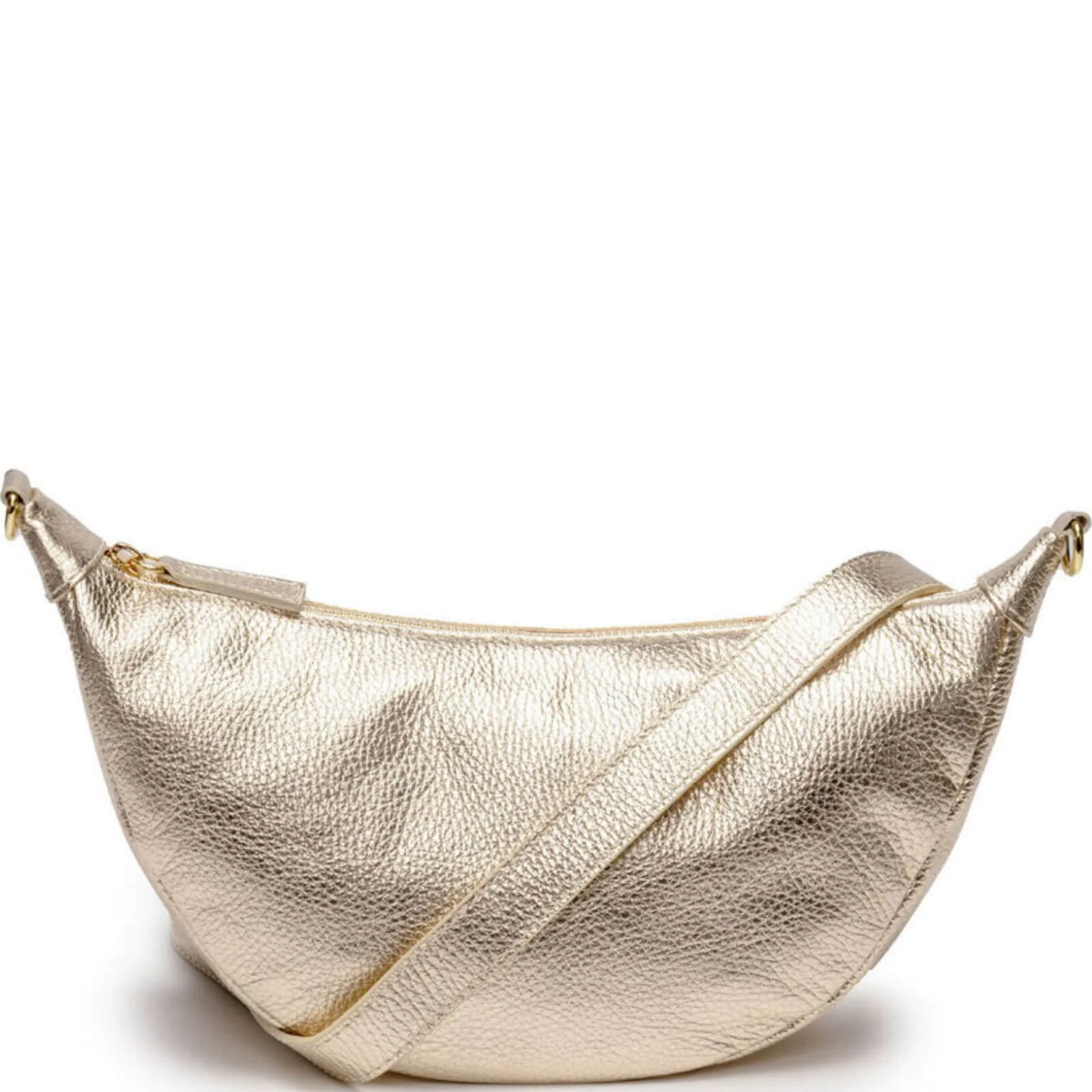 Elie Beaumont Leather Hobo Bag - Gold