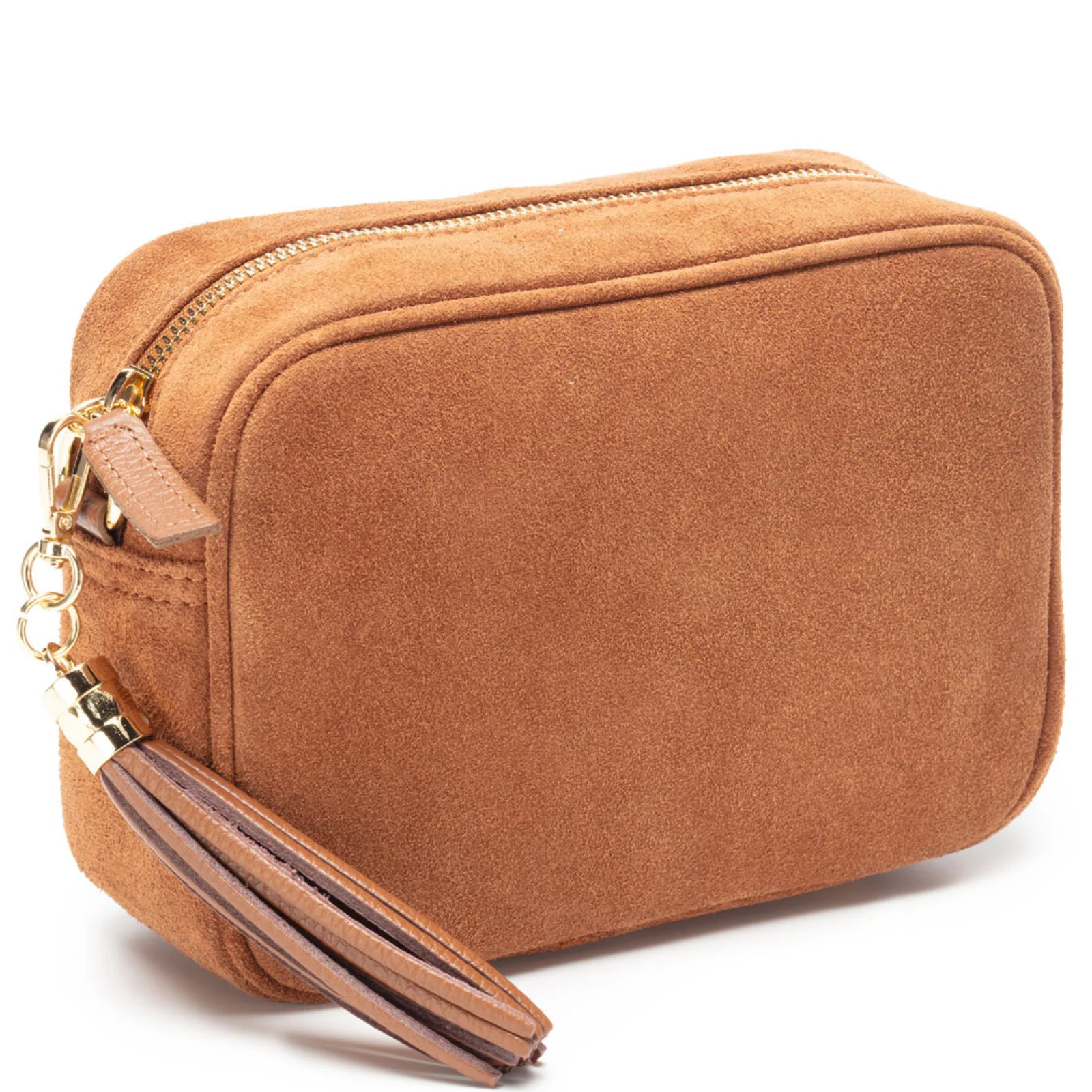 Elie Beaumont Tan Suede Leather Bag
