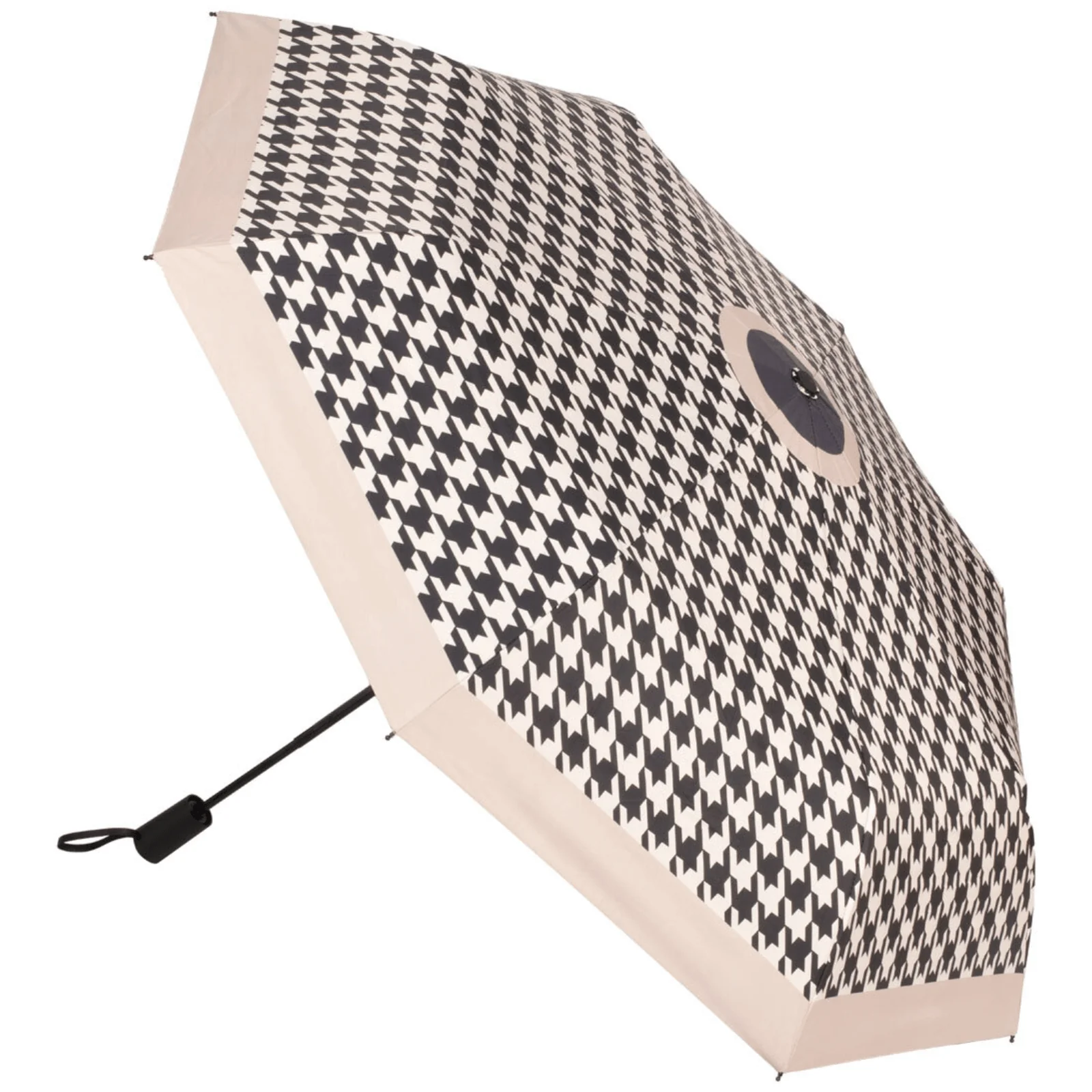 Elie Beaumont Umbrella - Black Dogtooth