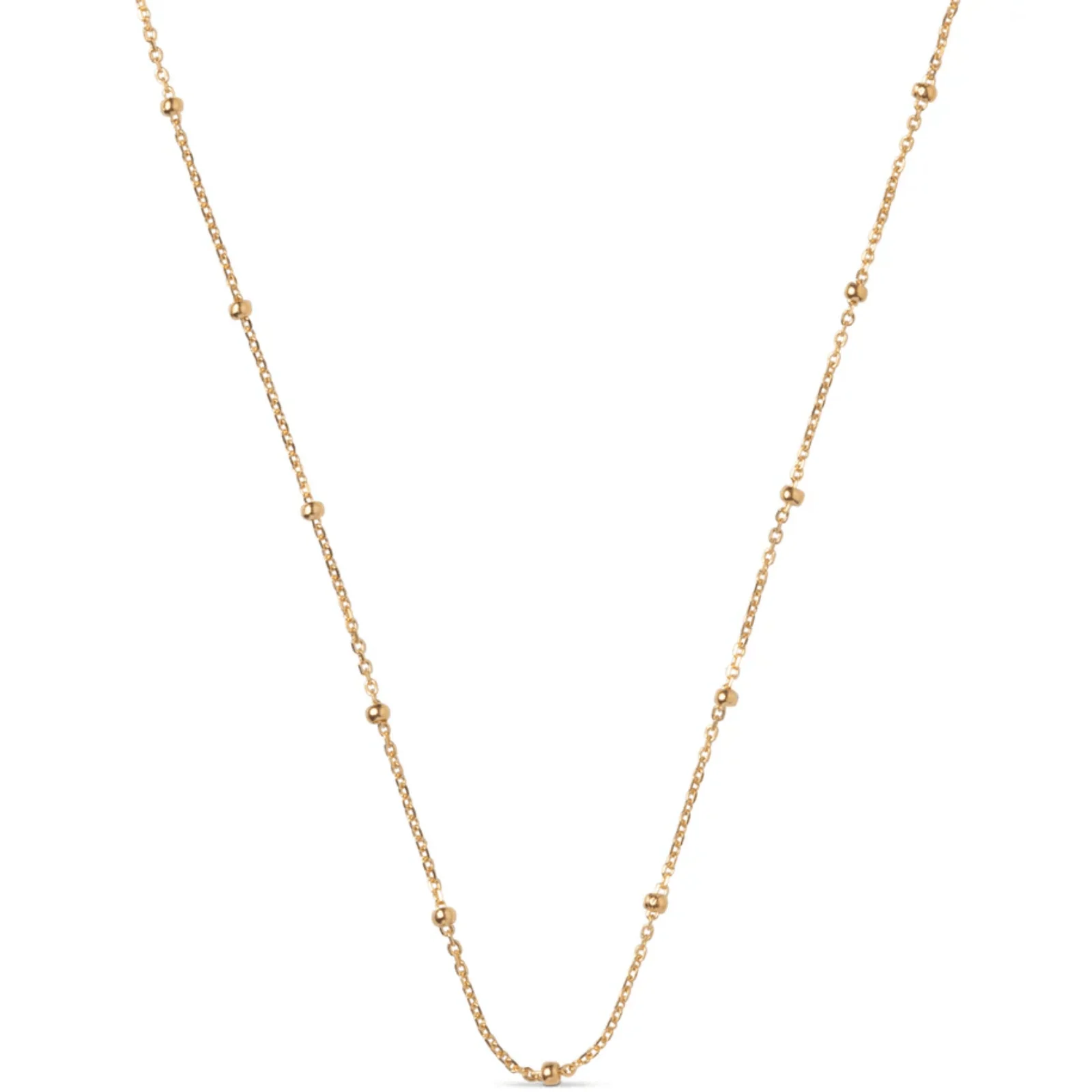 ENAMEL Copenhagen Gold Beaded Chain Necklace