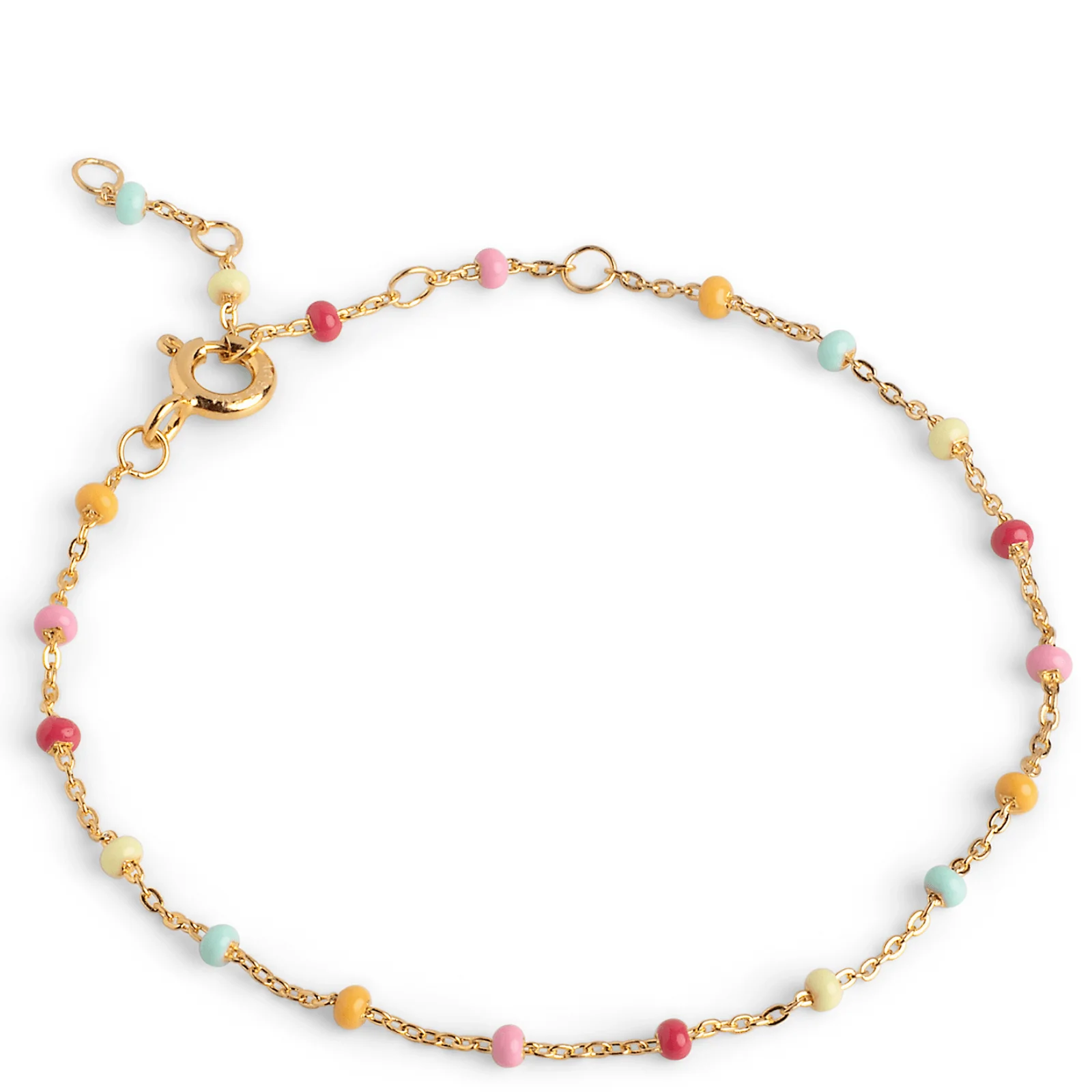 ENAMEL Copenhagen Gold Lola Bracelet - Rainbow