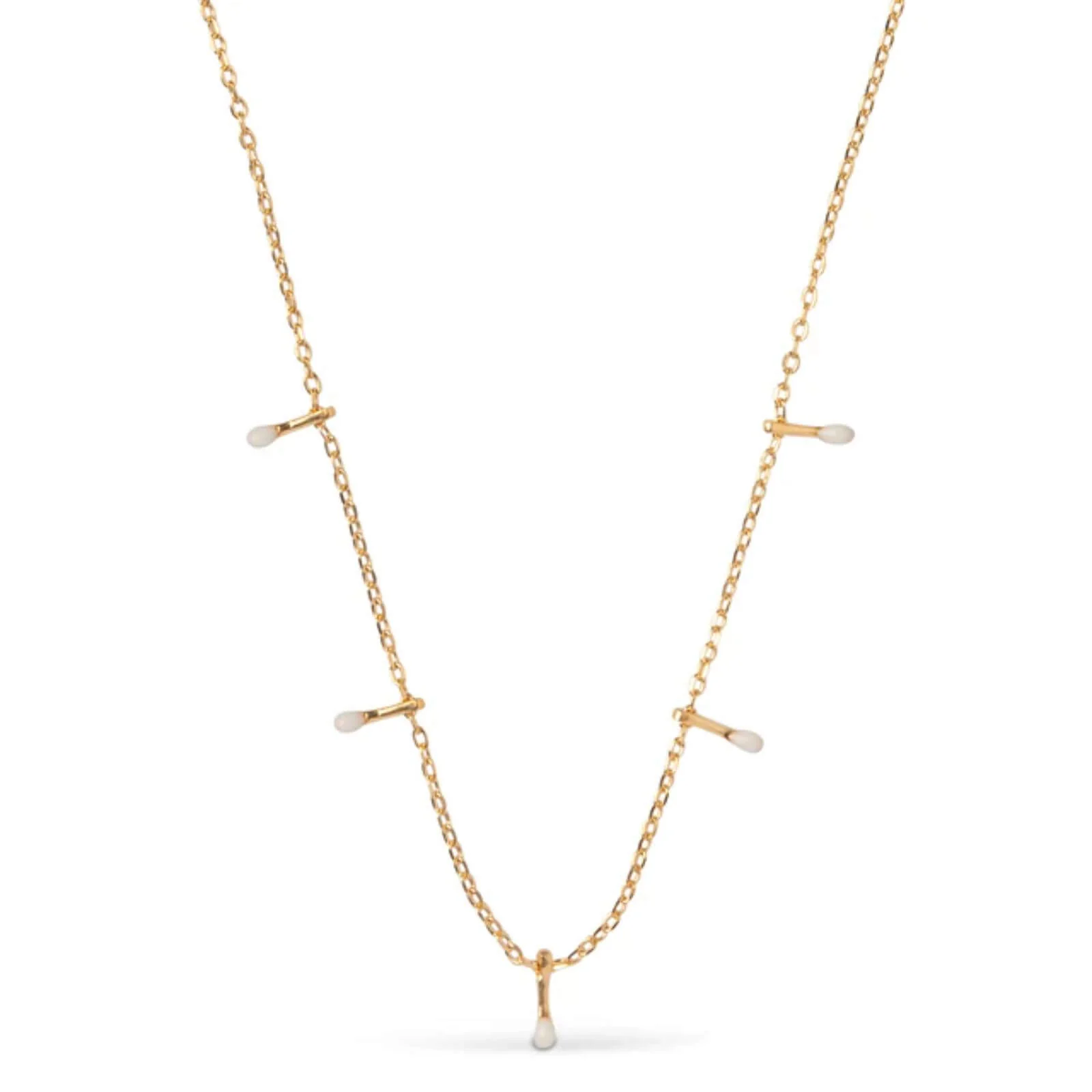 ENAMEL Copenhagen Gold Lola Drop Necklace