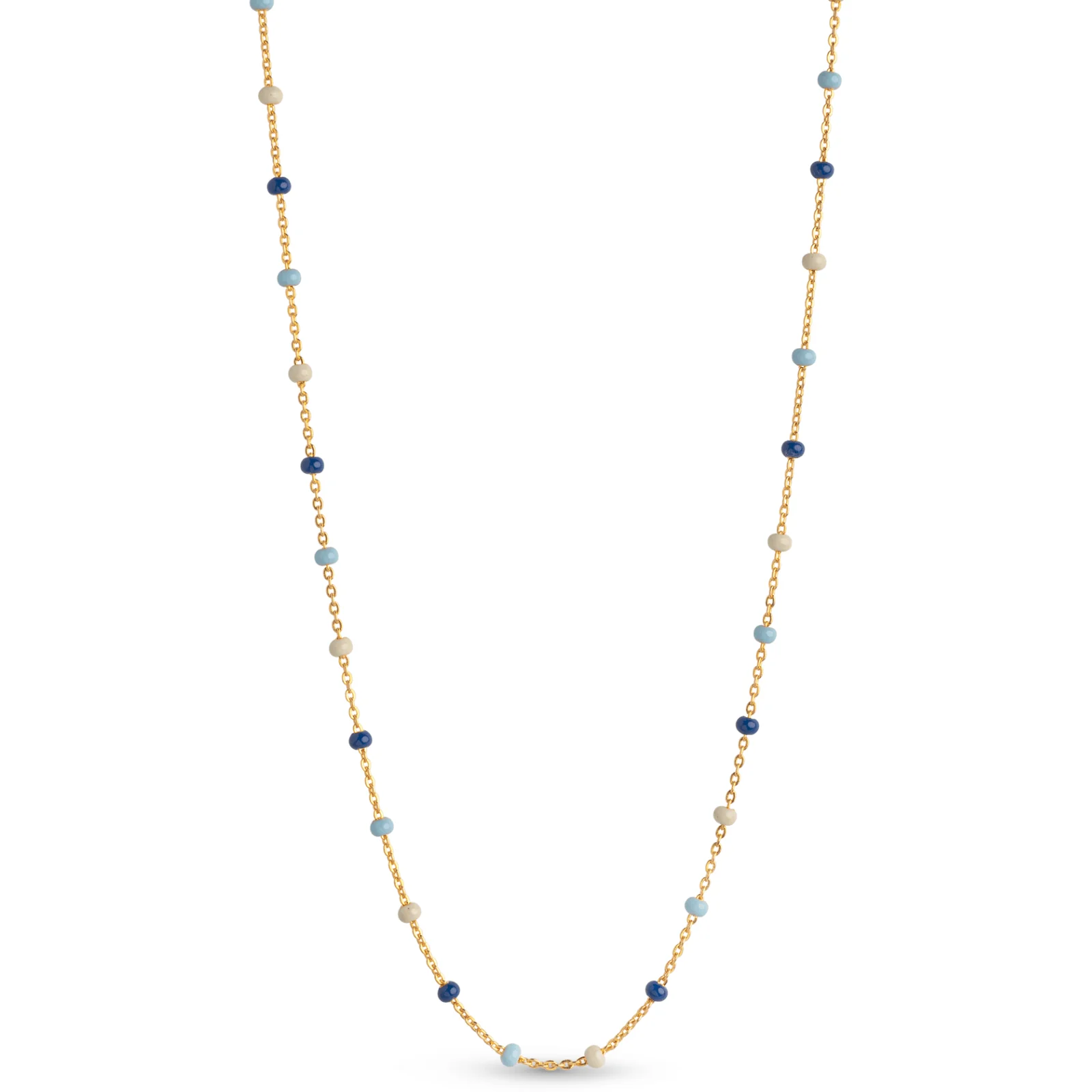 ENAMEL Copenhagen Gold Lola Necklace - Marine