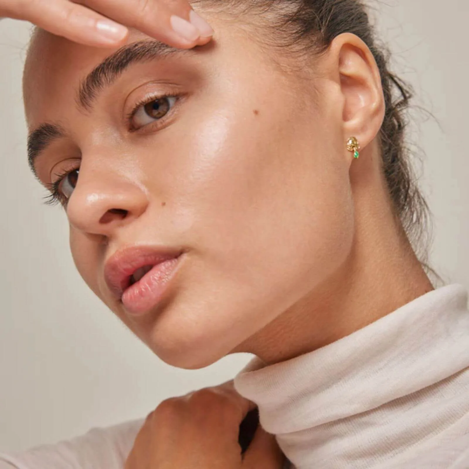 ENAMEL Copenhagen Gold Mio Stud Earrings - Image 2