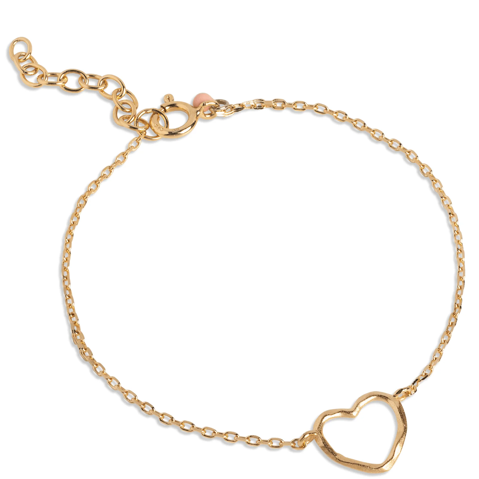 ENAMEL Copenhagen Gold Organic Heart Bracelet