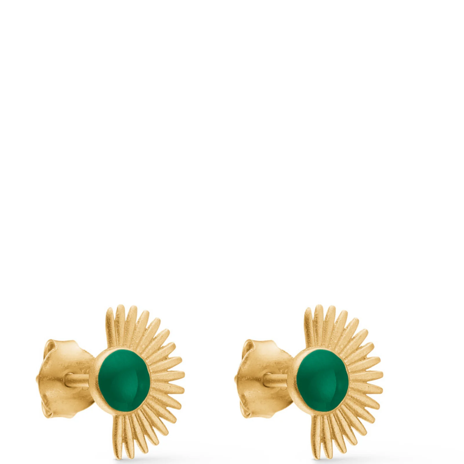 ENAMEL Copenhagen Gold Soleil Stud Earrings