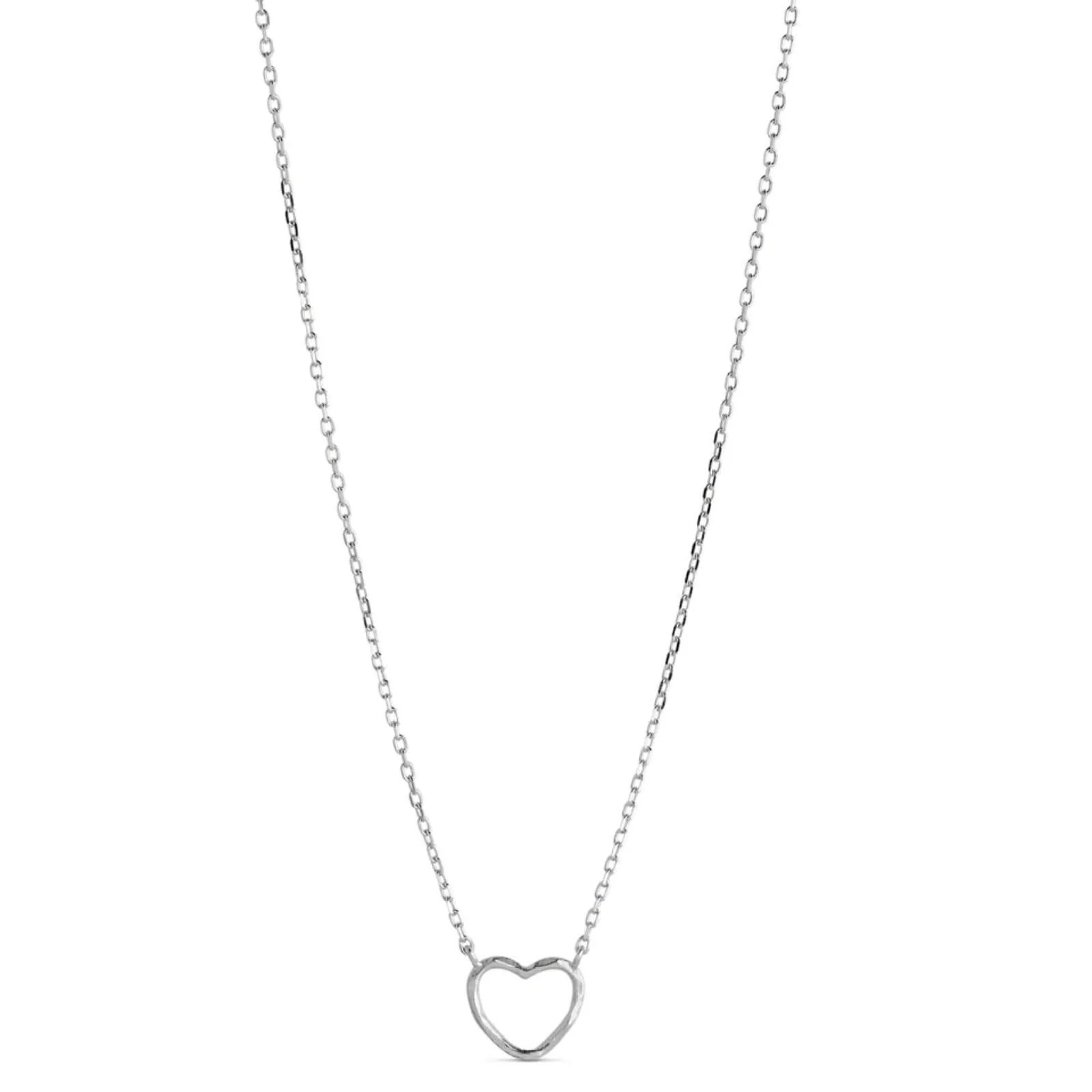 ENAMEL Copenhagen Silver Organic Heart Necklace