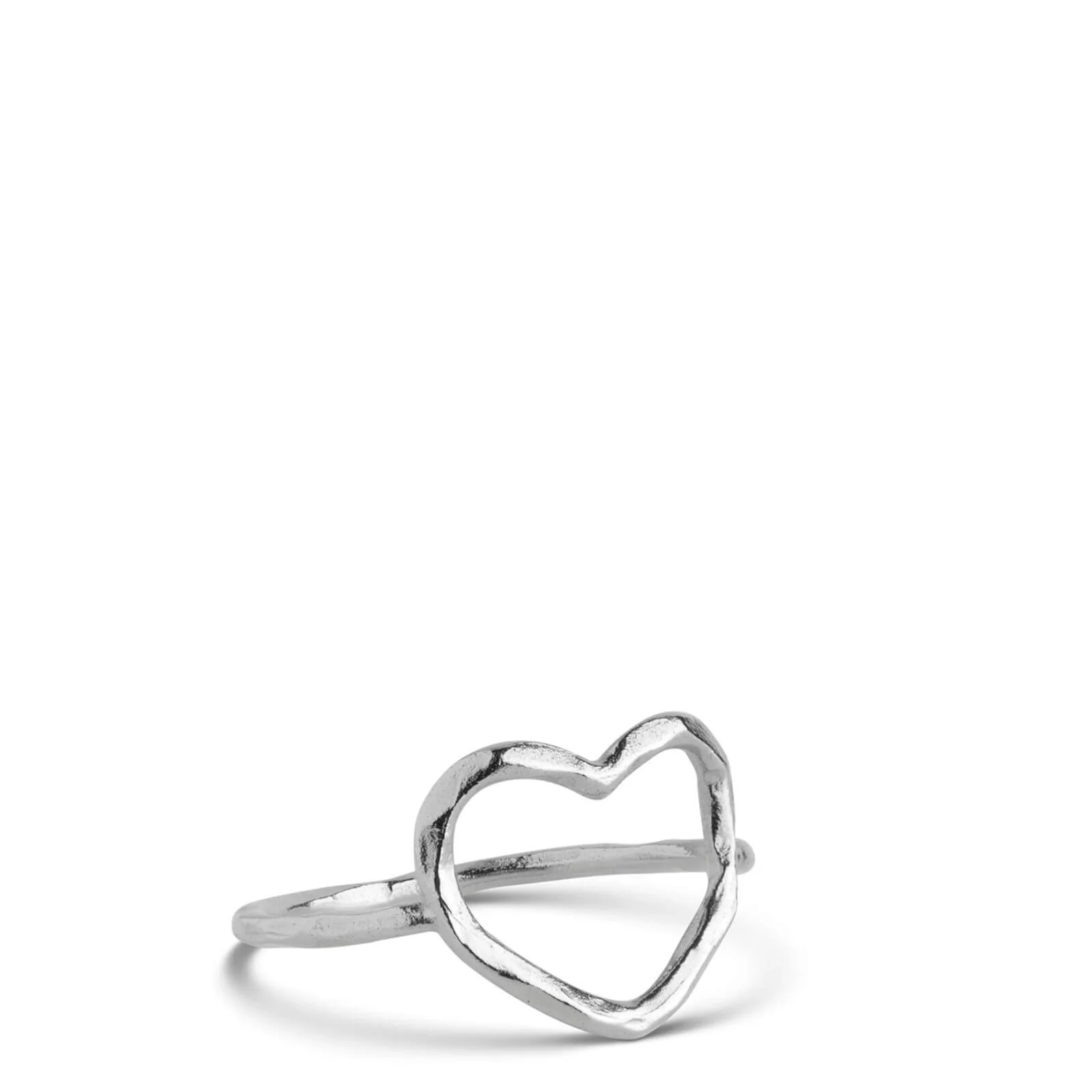 ENAMEL Copenhagen Silver Organic Heart Ring