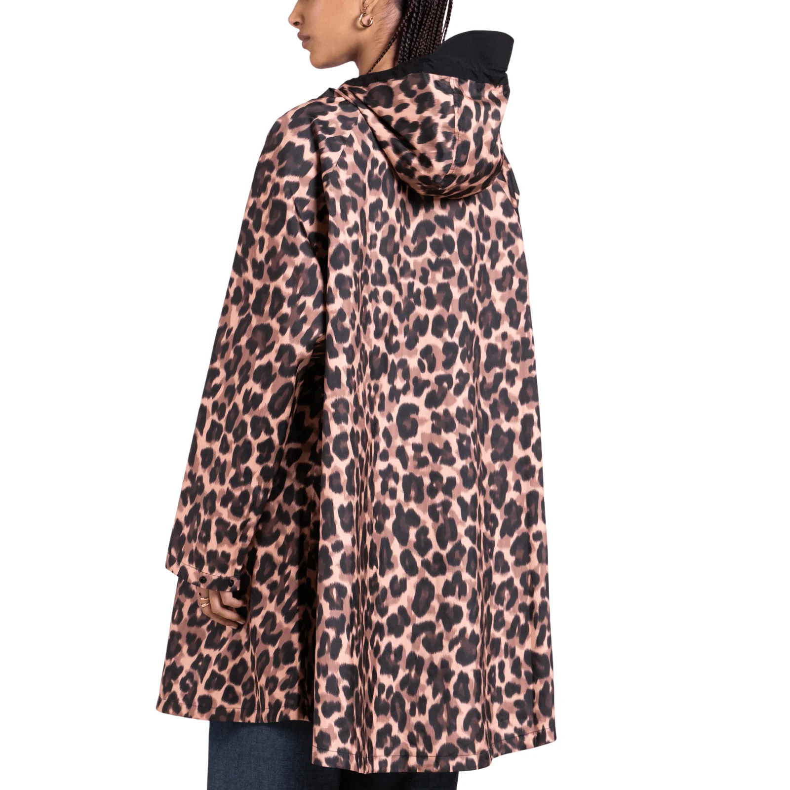 Flotte Gabriel Leopard Waterproof Poncho Coat - Image 3