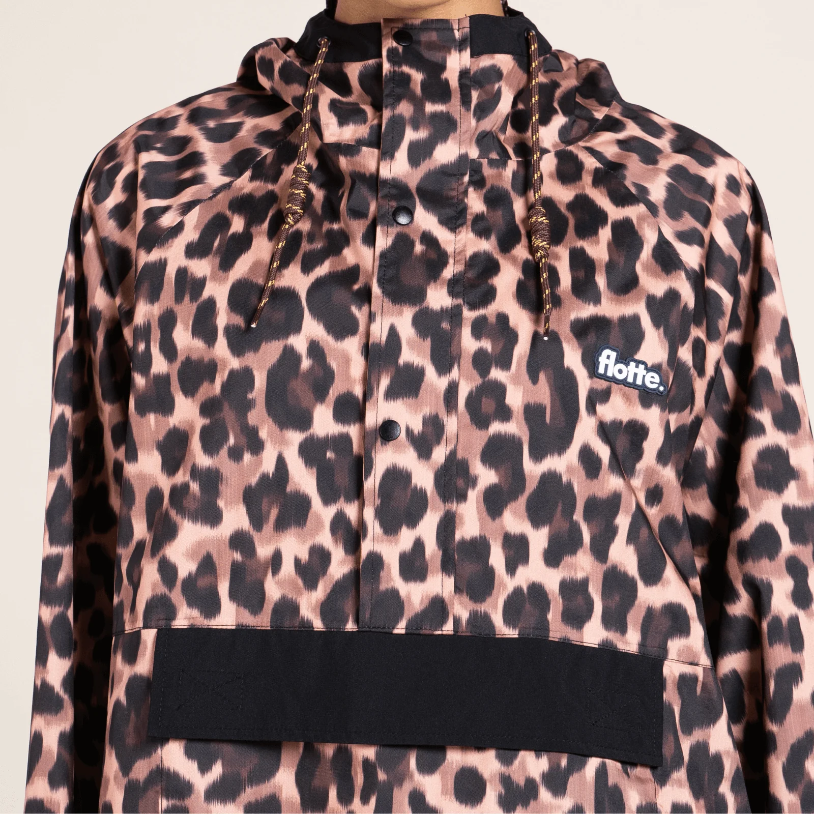 Flotte Gabriel Leopard Waterproof Poncho Coat - Image 6