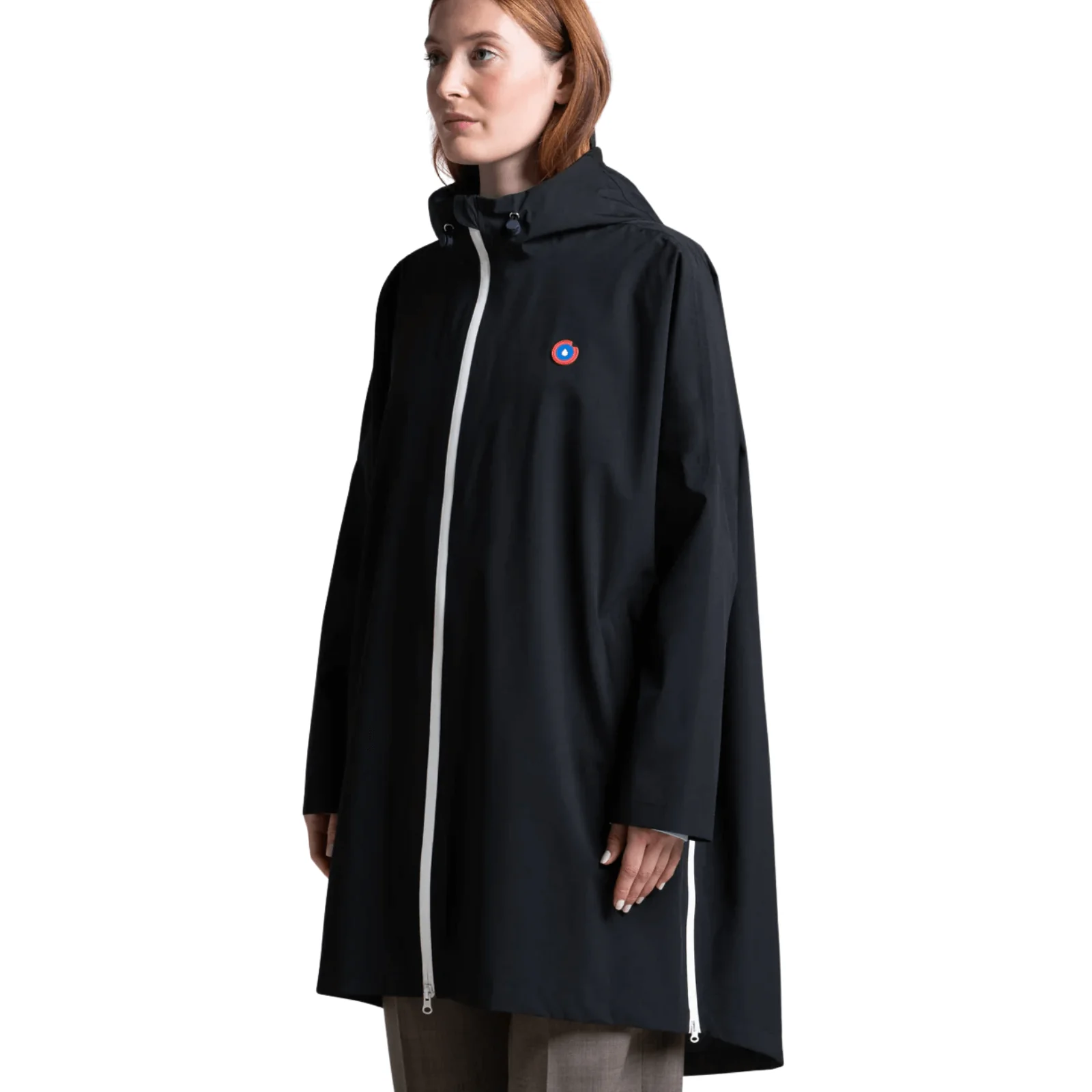 Flotte Liberte Black Waterproof Hooded Raincoat - Image 2