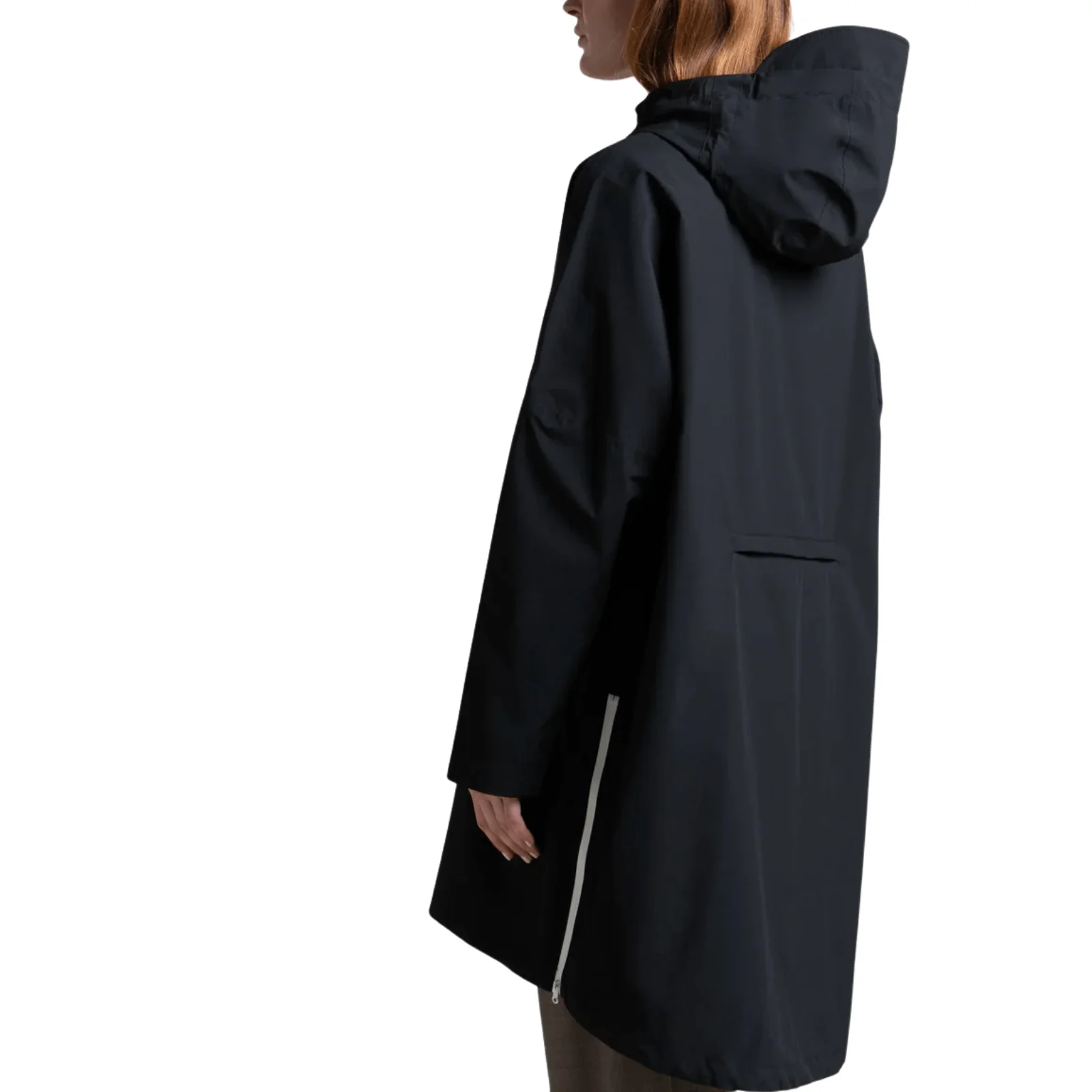 Flotte Liberte Black Waterproof Hooded Raincoat - Image 3